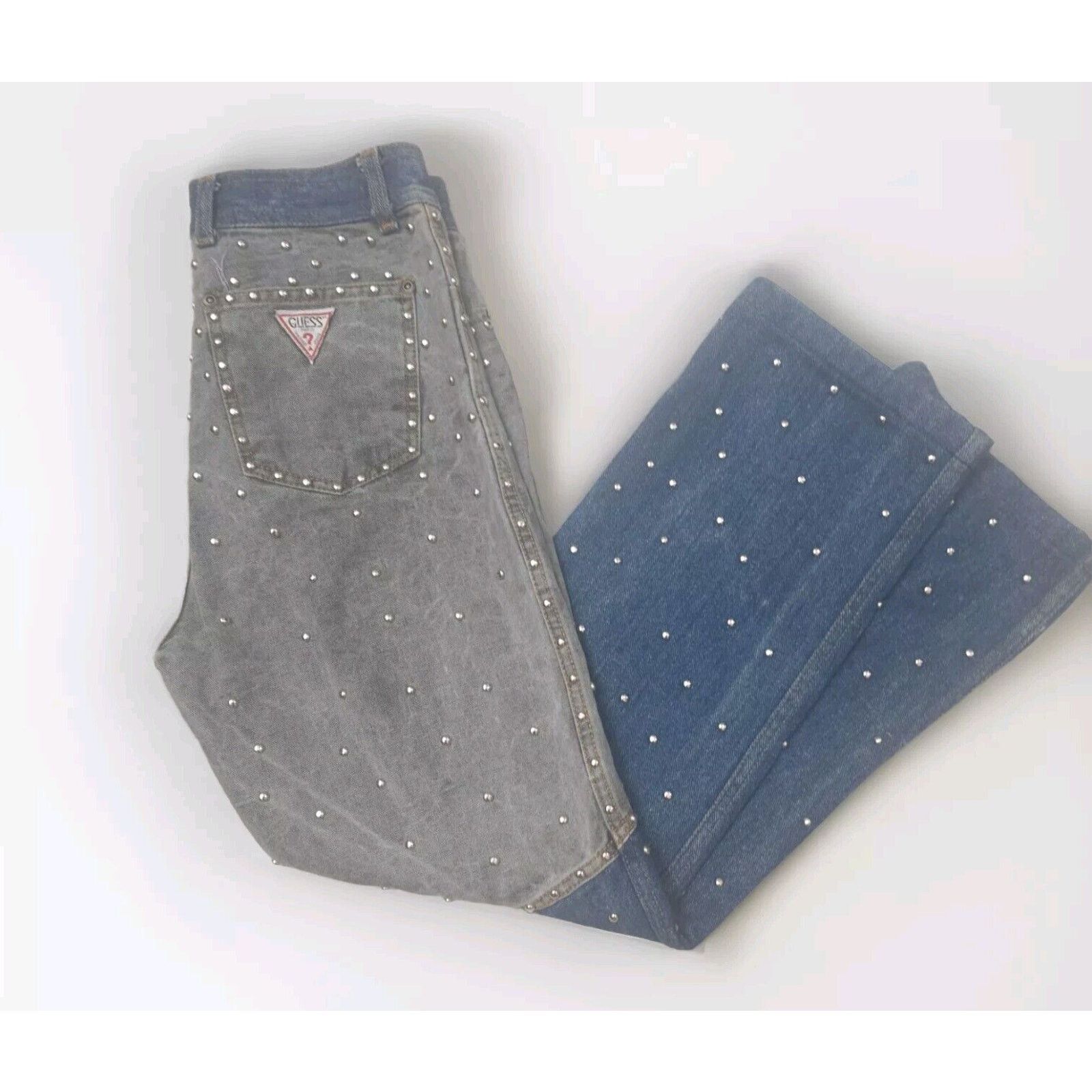Guess VTG 1990s GEORGES MARCIANO GUESS Embroidered Rhinestone Size 31" - 4 Thumbnail