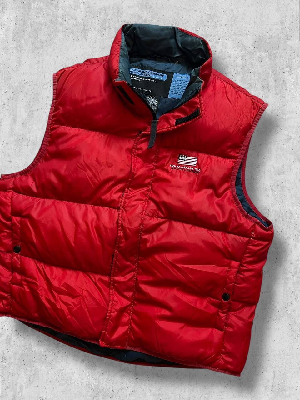 Polo Ralph Lauren Polo Ralph Lauren USA FLAG vintage Puffer vest RL Size US L / EU 52-54 / 3 - 4 Thumbnail