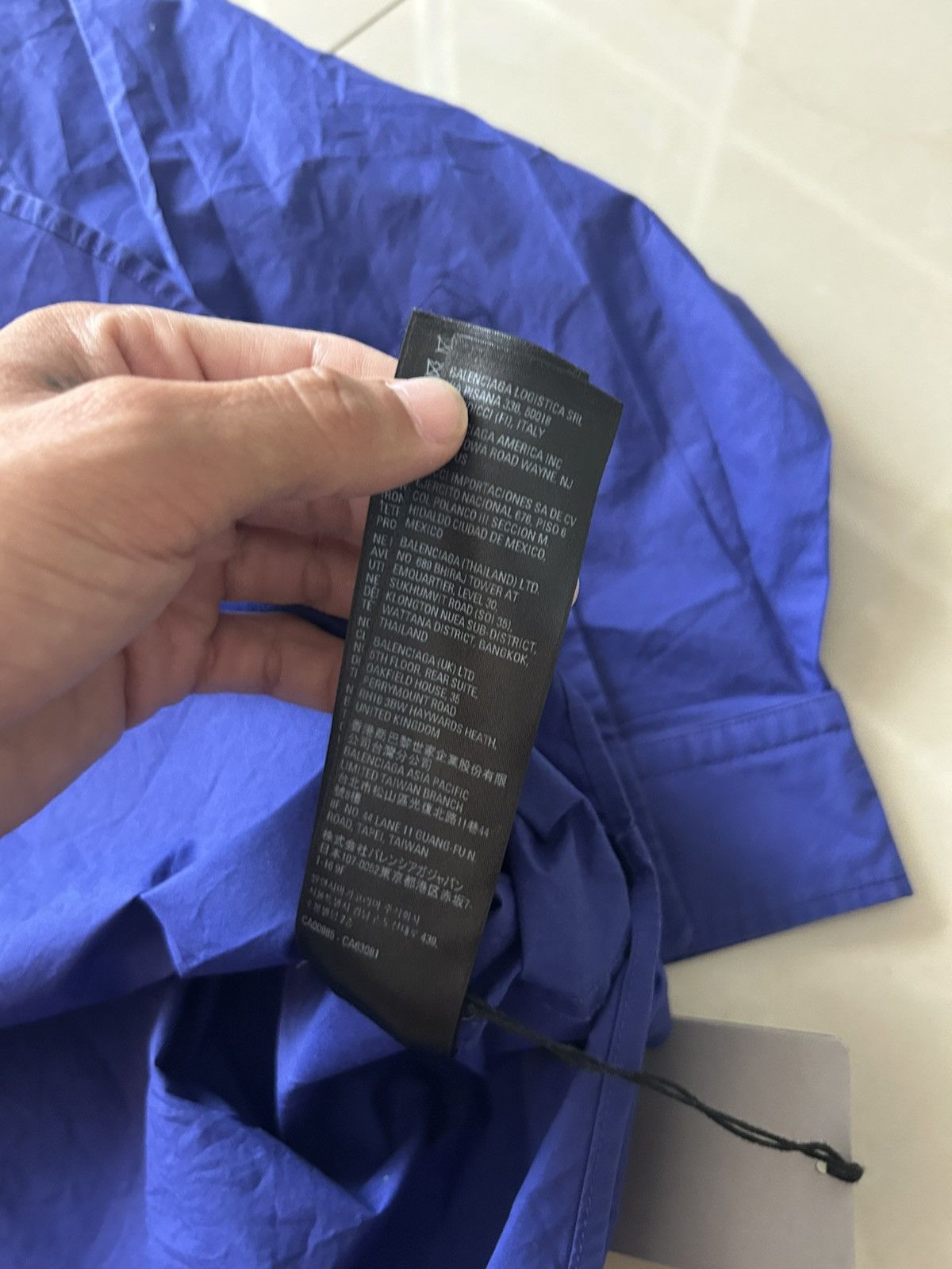 Balenciaga Balenciaga Cropped pajama shirt Size US XXS / EU 40 - 4 Thumbnail