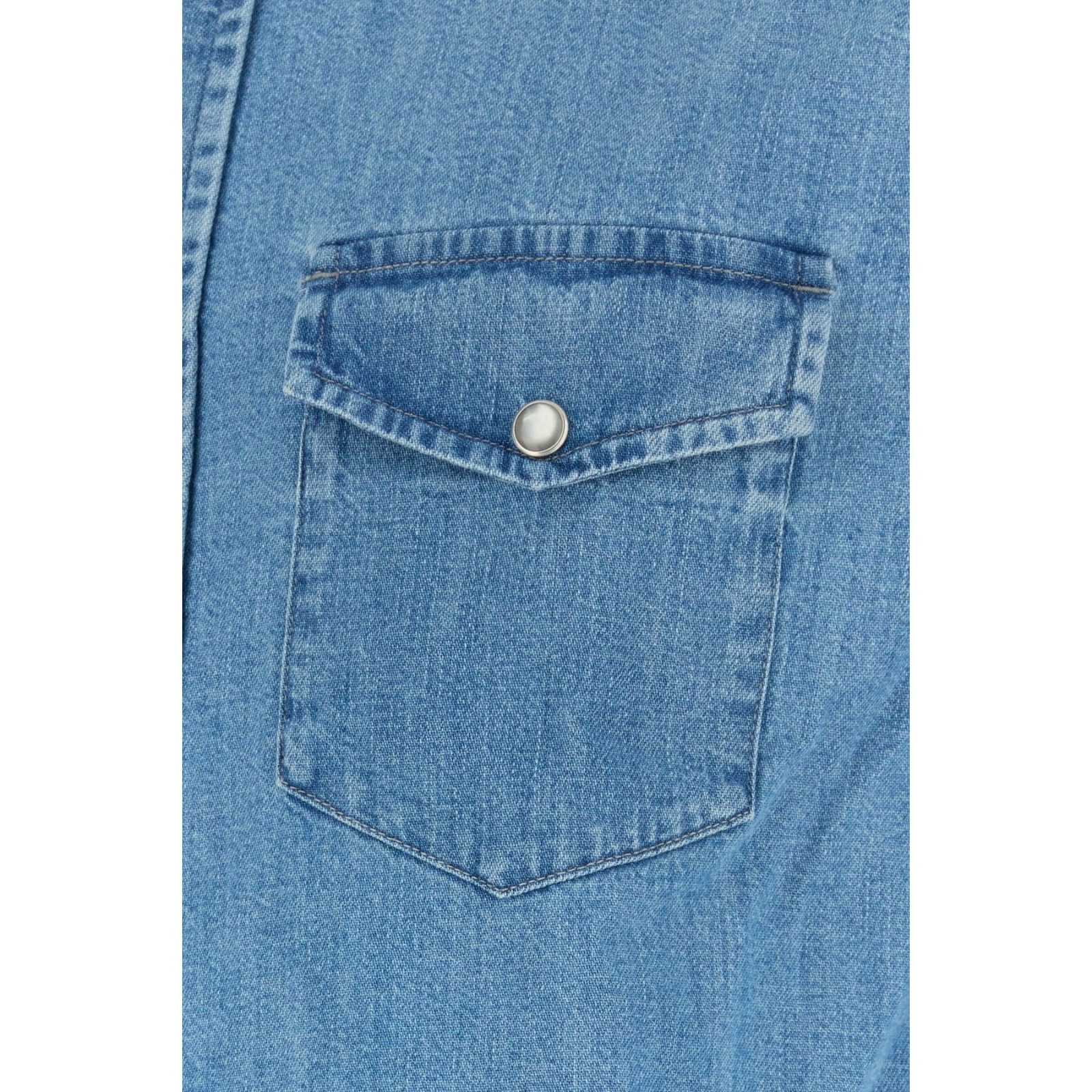 Tom Ford TOM FORD Denim Shirt New & Authentic (Men's size:40;) Size US XXS / EU 40 - 3 Thumbnail