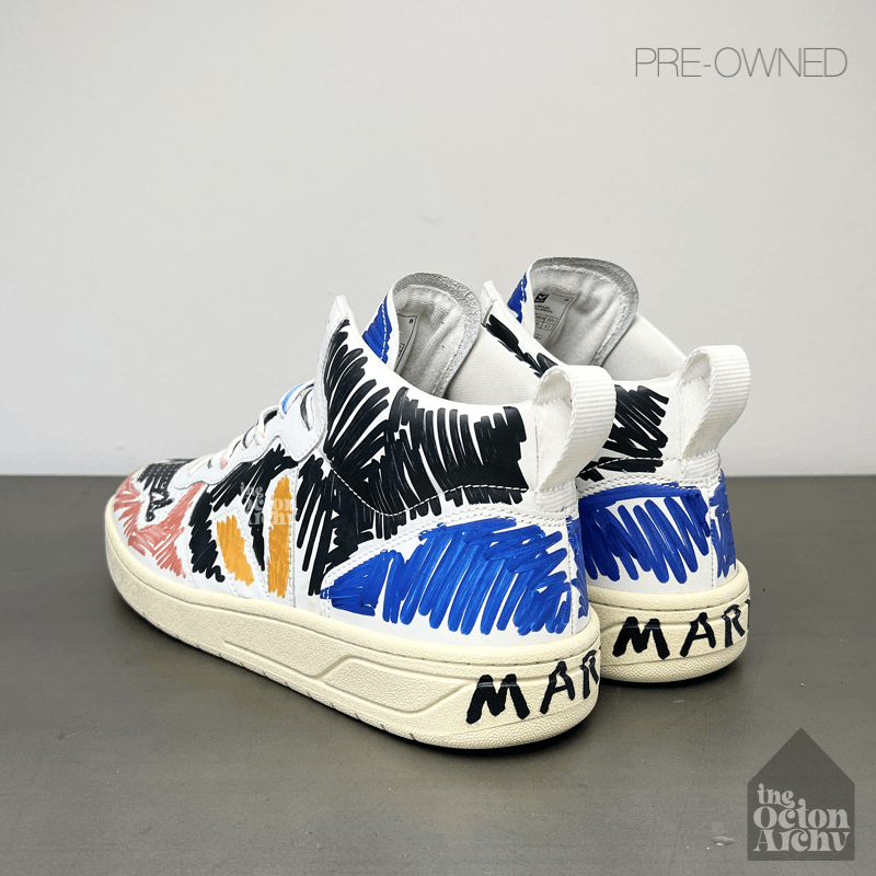 Marni × Veja Marni x Veja V1-15 High Multicolor Scribble VQ0202884B Size US 11.5 / EU 44-45 - 2 Thumbnail