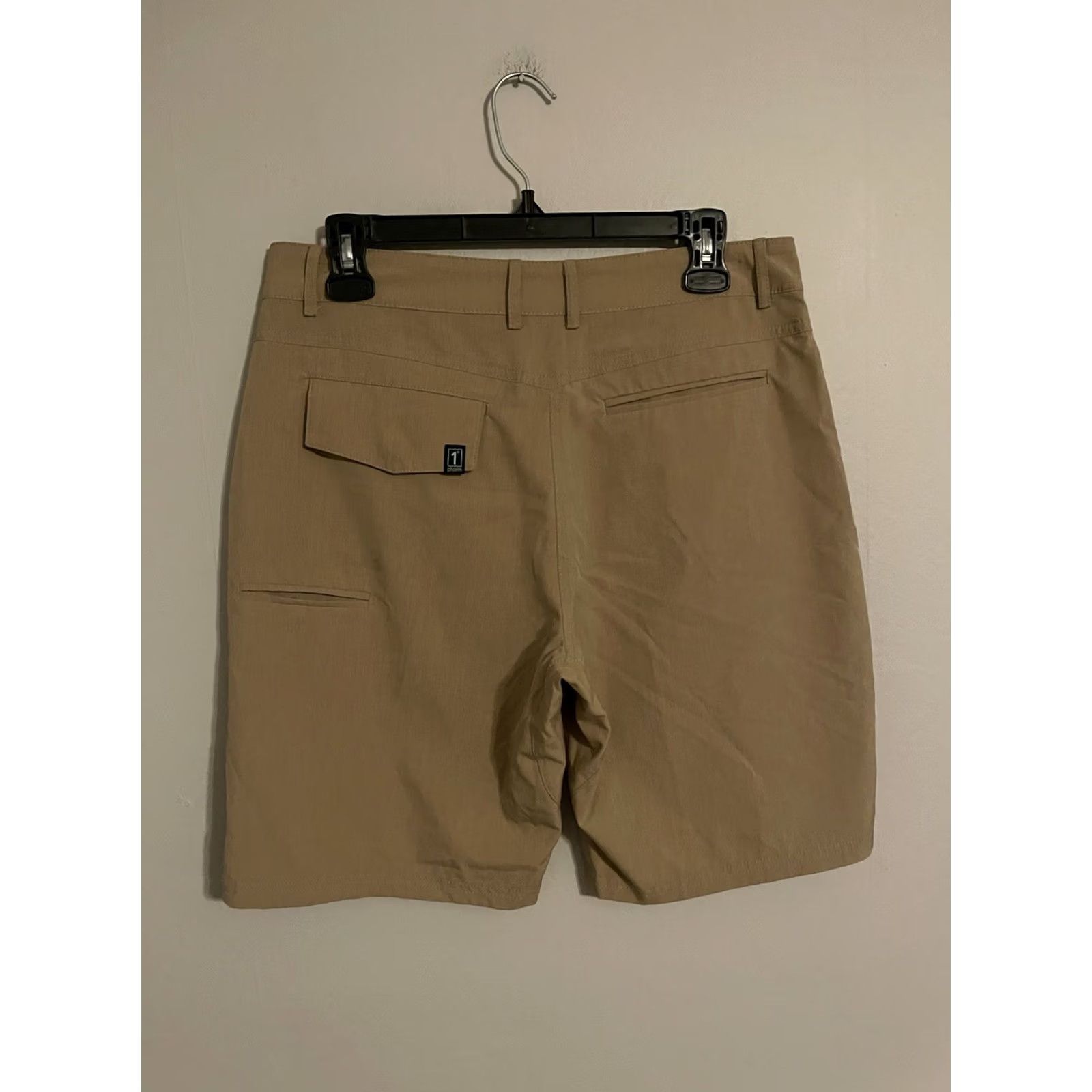 Vintage 1st Phorm Shorts Mens S Beige Athletic Tech Stretch Khaki Chino Men Size US 29 - 3 Thumbnail