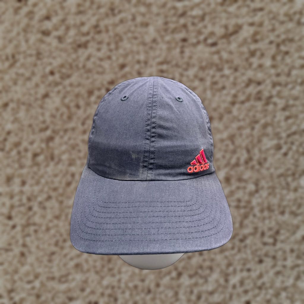 Adidas ADIDAS Hat Cap One Size Adult Gray Cotton Polyester Climalite Adjustable Lightweight Baseball Cap Unisex Mens Womens Sports Outdoor Cap Size ONE SIZE - 1 Thumbnail