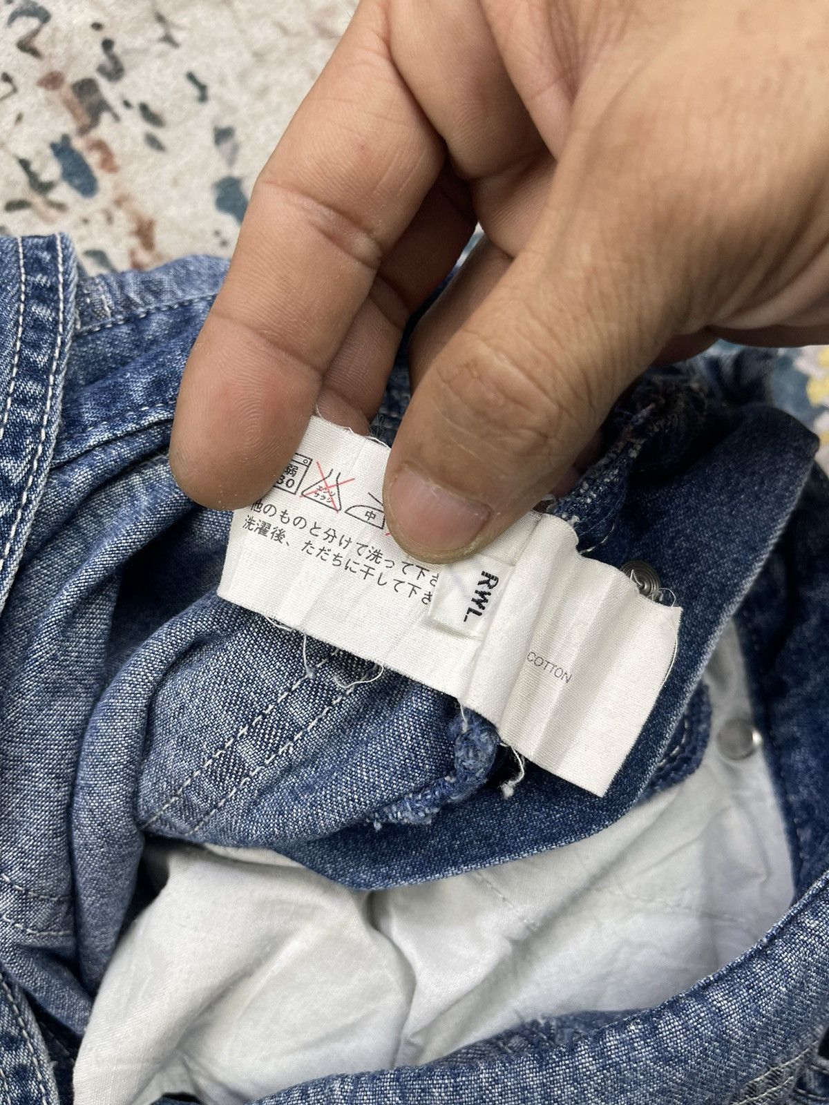 Esprit Vintage Esprit Denim Workwear Suspenders Jumpsuit Size US 30 / EU 46 - 16 Thumbnail