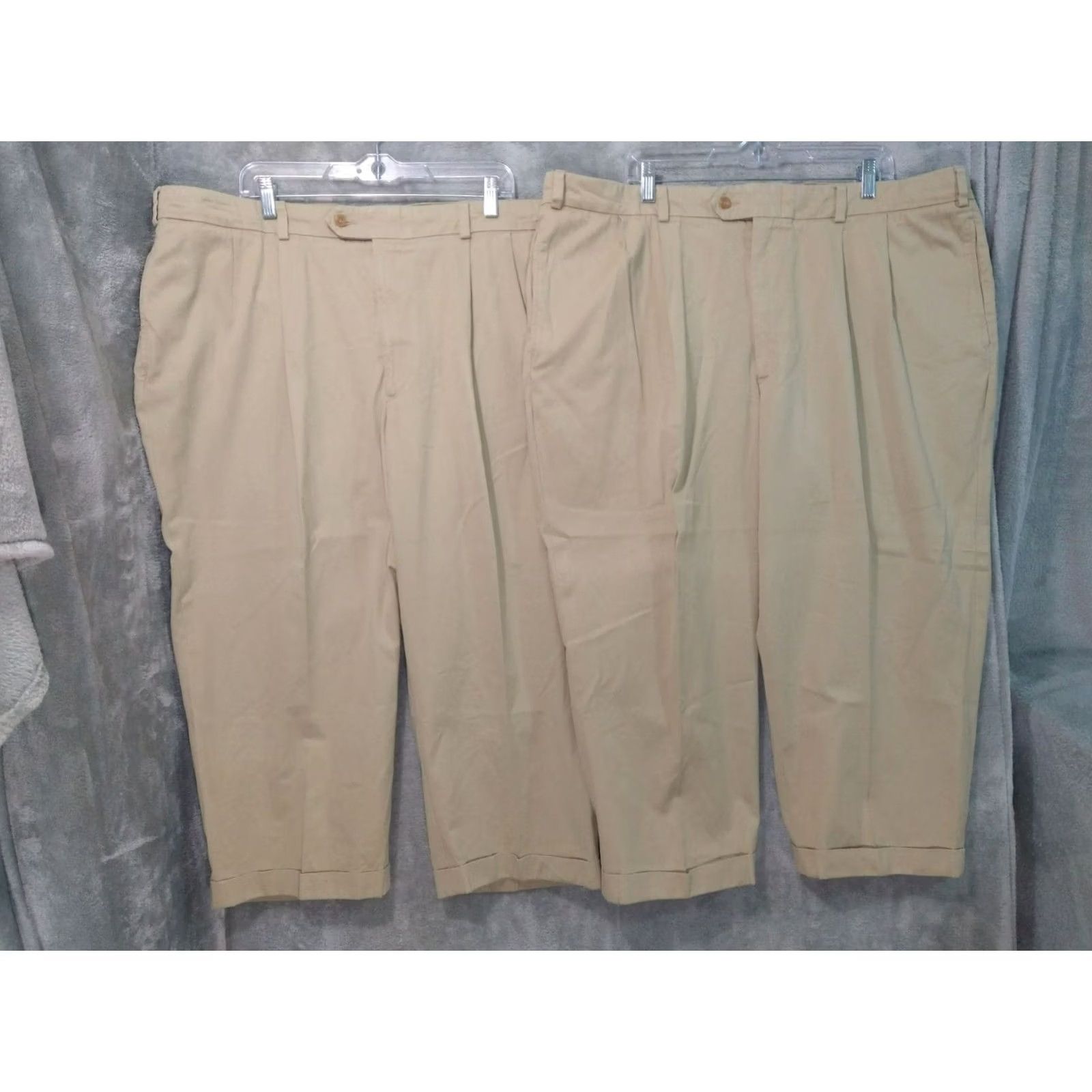Bills Khakis Bills Khakis Pants Mens 44 x 23 Beige Chino M2P Pleated Twill Cotton Lot of 4 Pants Size US 44 / EU 60 - 2 Thumbnail
