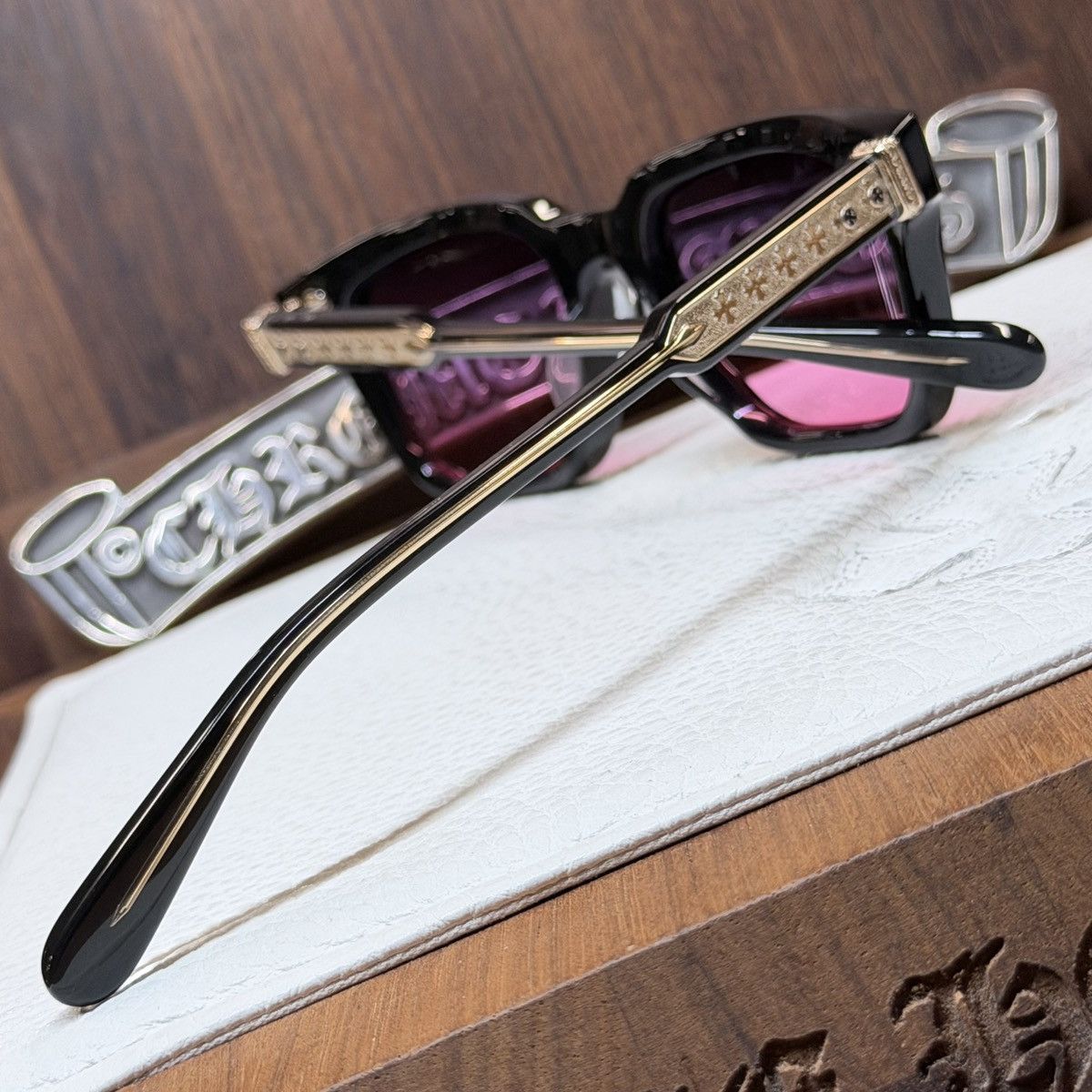 Chrome Hearts Chrome Hearts Ambidixtrous 1/1 Sunglasses Size ONE SIZE - 8 Thumbnail
