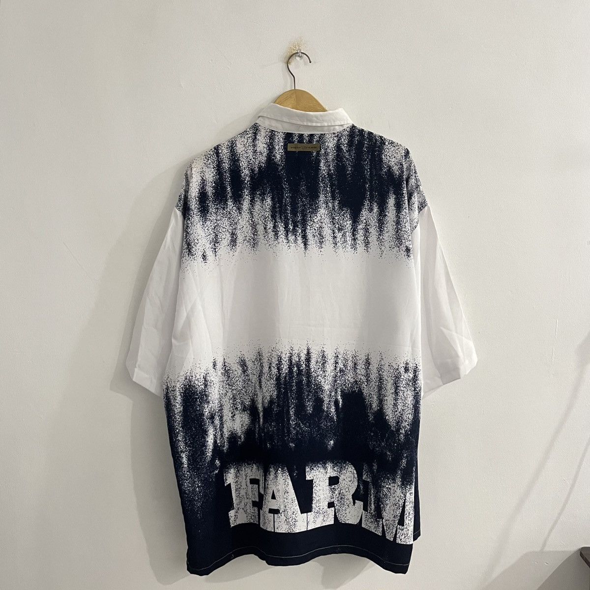 Phat Farm Phat Farm Graphic Oversized Button Up Shirt Size US XXL / EU 58 / 5 - 7 Thumbnail