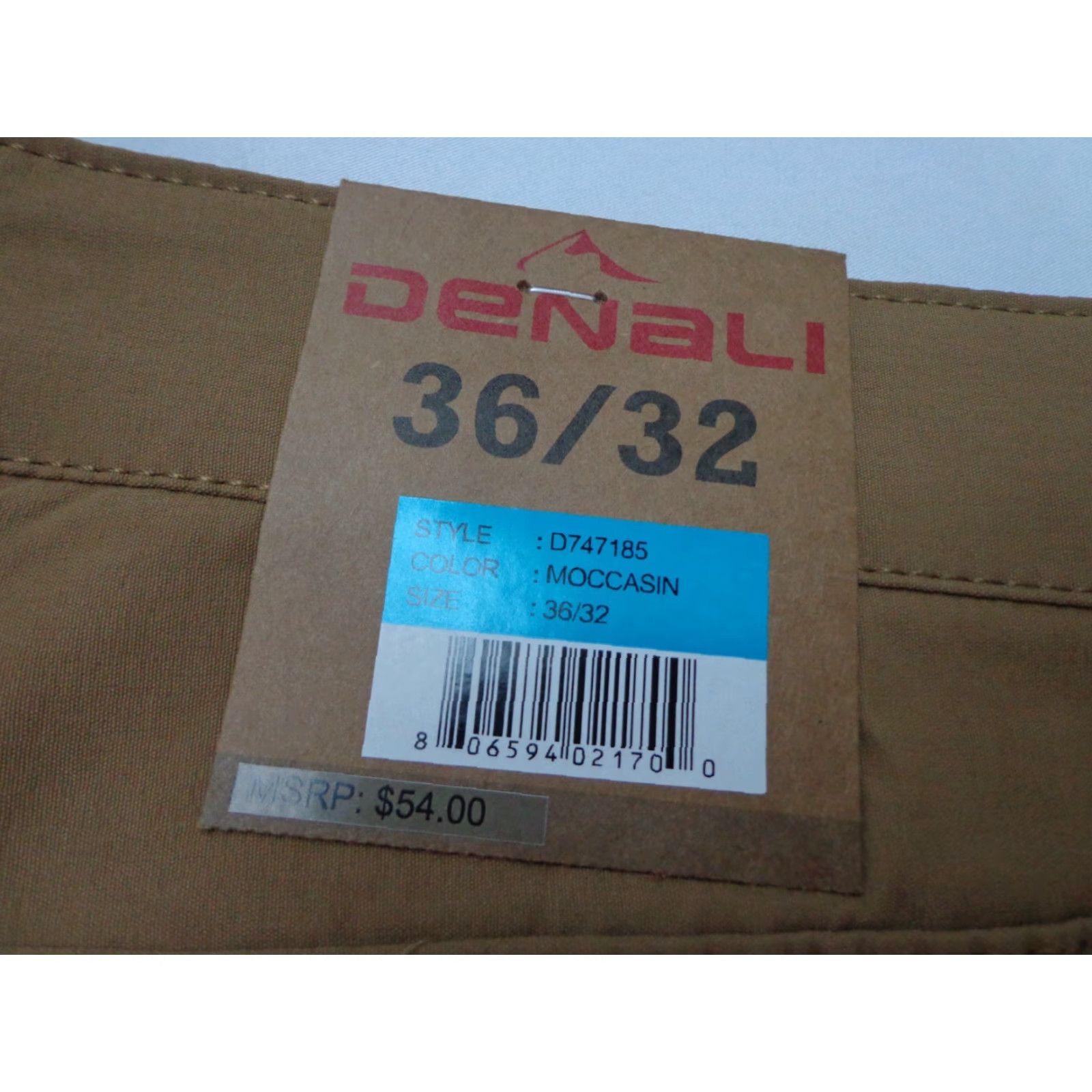 Vintage Denali Technical Stretch Pants Mens 36 Brown NWT 32in Straight Beige is not allowed; I will adjust within constraints. Size US 36 / EU 52 - 3 Thumbnail