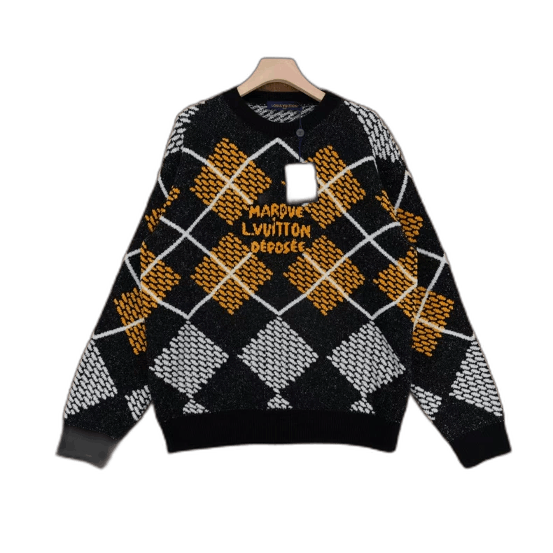 Louis Vuitton lv louis vuitton ss25 argyle pattern sweater-2507 Size US XXL / EU 58 / 5 - 1 Thumbnail