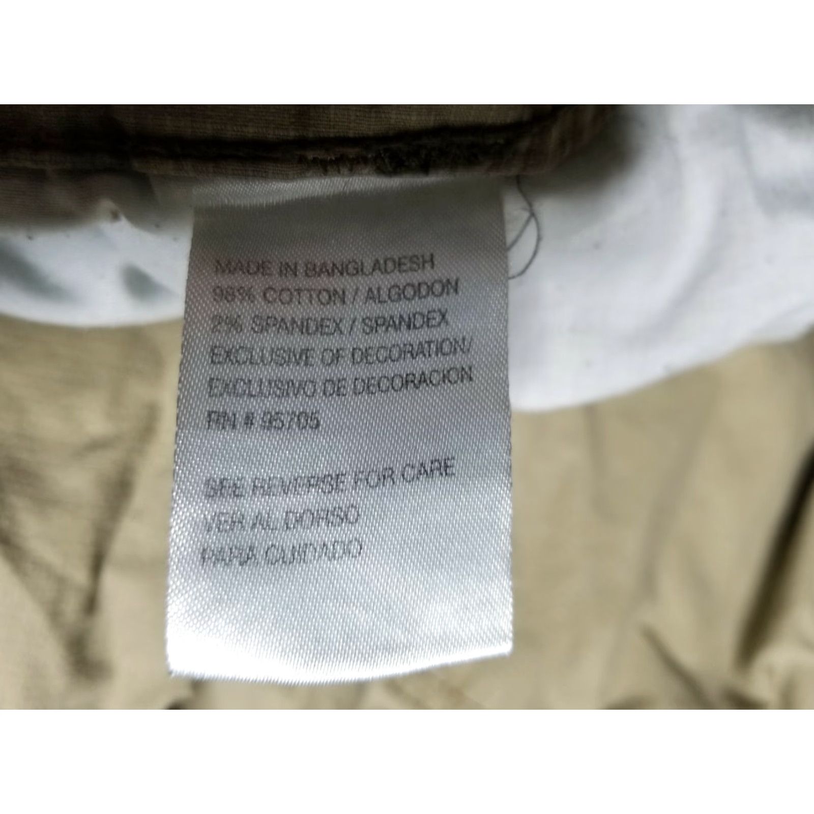 CO Iron Co Cargo Shorts Mens Khaki Brown 42 Cargo Shorts Regular 42 Mens Brown Iron Co Size 42 Utility Pockets Casual Shorts Size US 40 / EU 56 - 4 Thumbnail