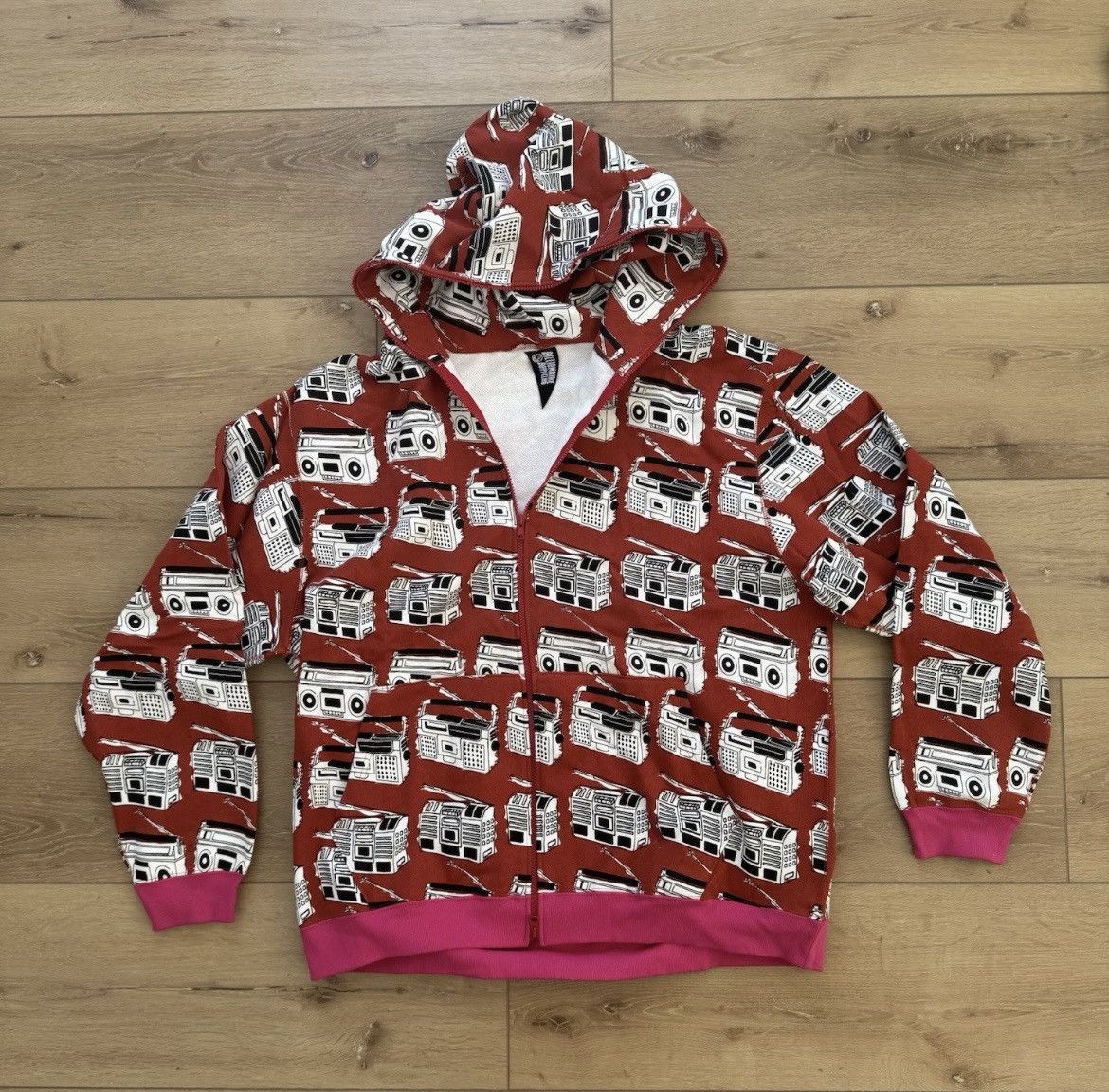 Billionaire Boys Club RARE OG 2007 BBC/ICE CREAM BOOMBOX FULLZIP HOODIE Size US XXL / EU 58 / 5 - 1 Thumbnail