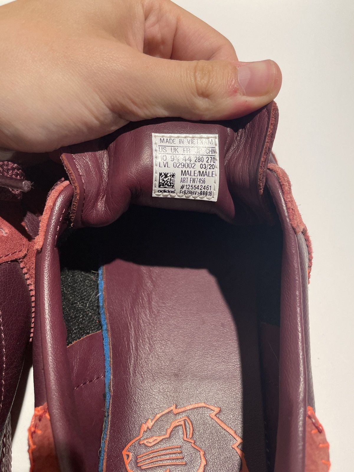Adidas JONAH HILL x SAMBA Maroon Size US 10 / EU 43 - 9 Thumbnail