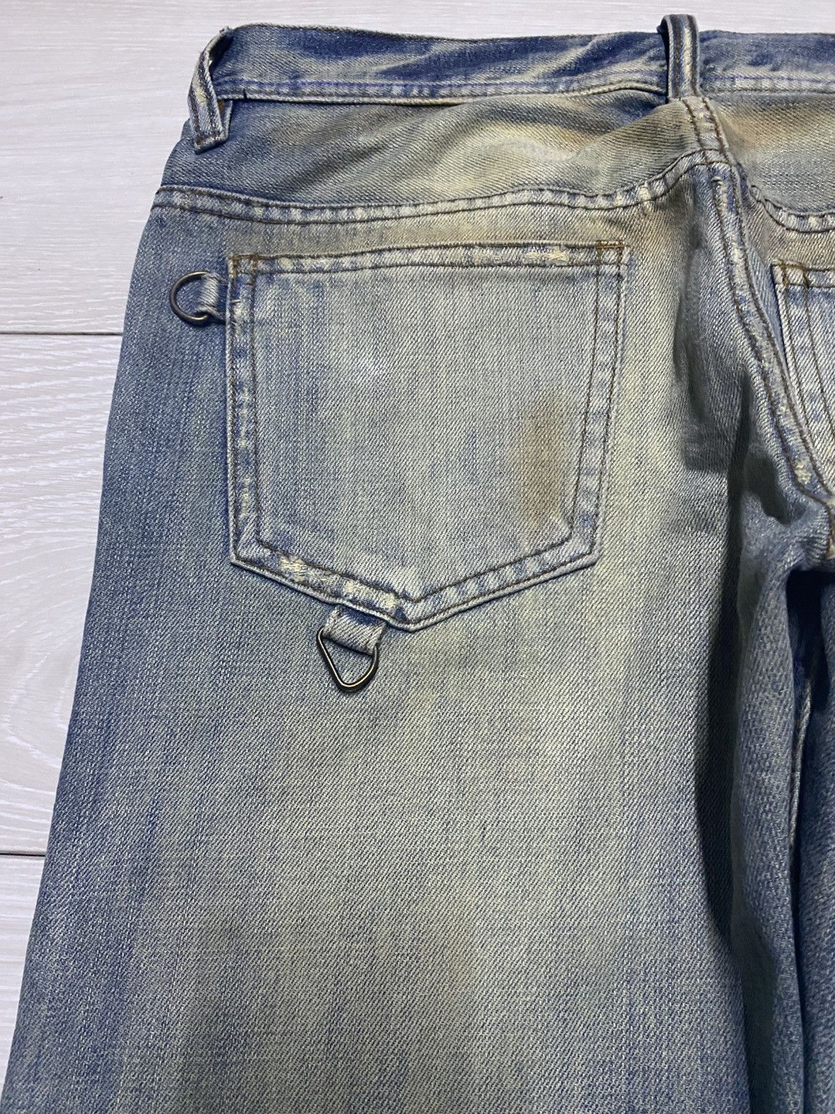 Number (N)ine Vintage Japanese Brand Midas Mud Wash Baggy Wide Leg Size US 32 / EU 48 - 11 Thumbnail