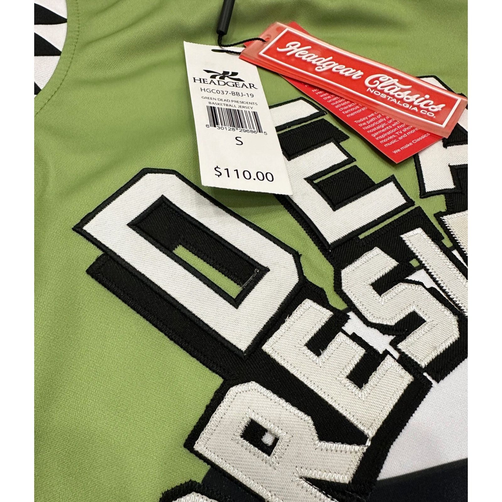 Other Dead Presidents Movie Headgear Classics Basketball Jersey Size US XXL / EU 58 / 5 - 4 Thumbnail
