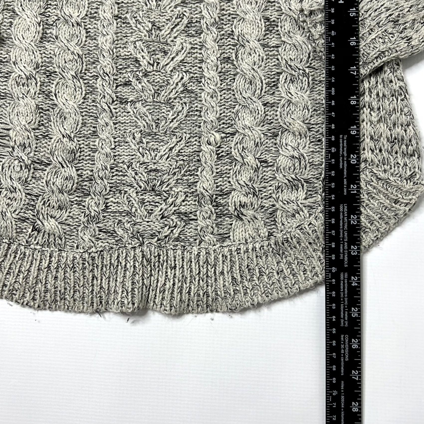 Off-White RD Style Sweater L/S Harriette Cowl Neck Small Off-White Black Womens Knit Tunic Regular Size S Size S / US 4 / IT 40 - 7 Thumbnail