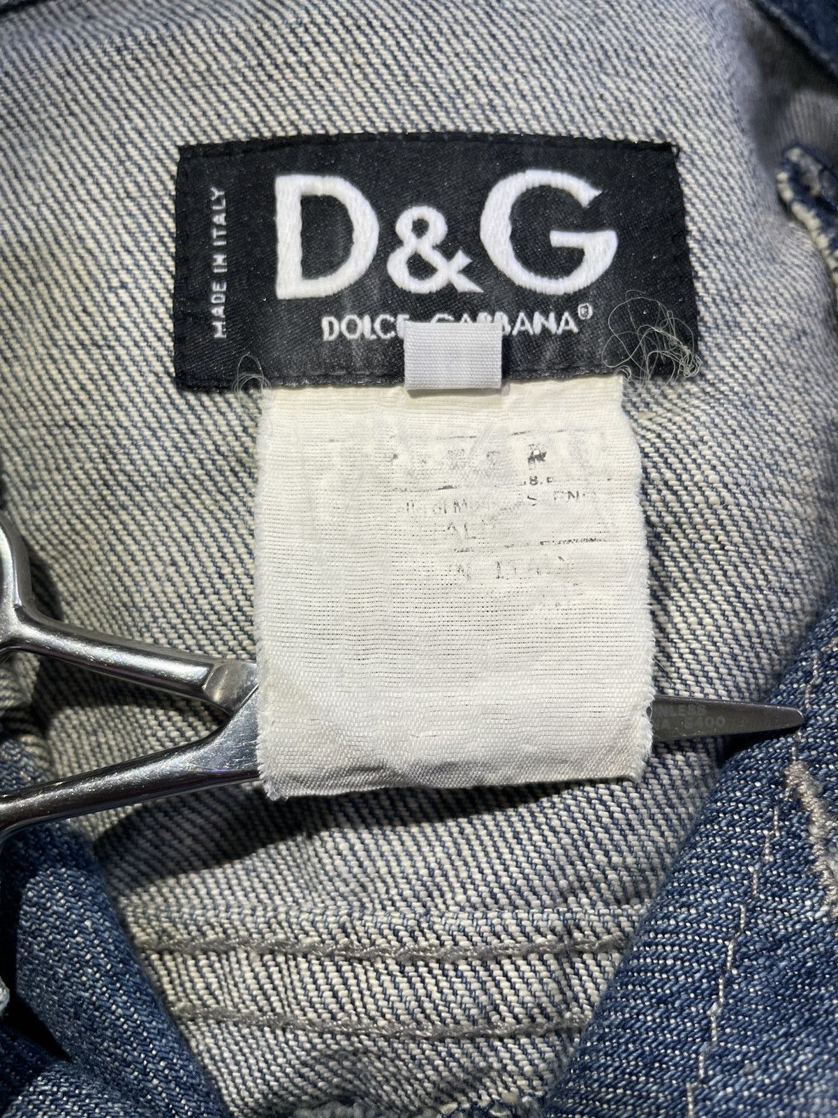 Dolce & Gabbana AW04 Dolce & Gabbana Artisanal Patchwork Denim Jacket Size US M / EU 48-50 / 2 - 15 Thumbnail