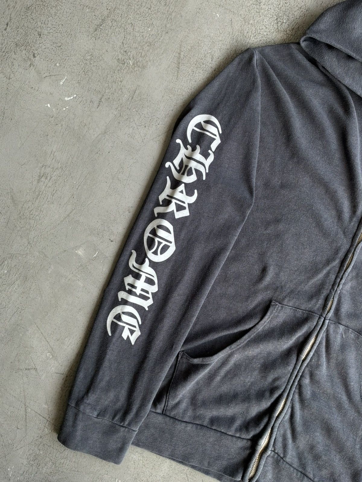 Chrome Hearts 2000s Chrome Hearts - T-Bar Script - Zip Hoodie Size US L / EU 52-54 / 3 - 6 Thumbnail