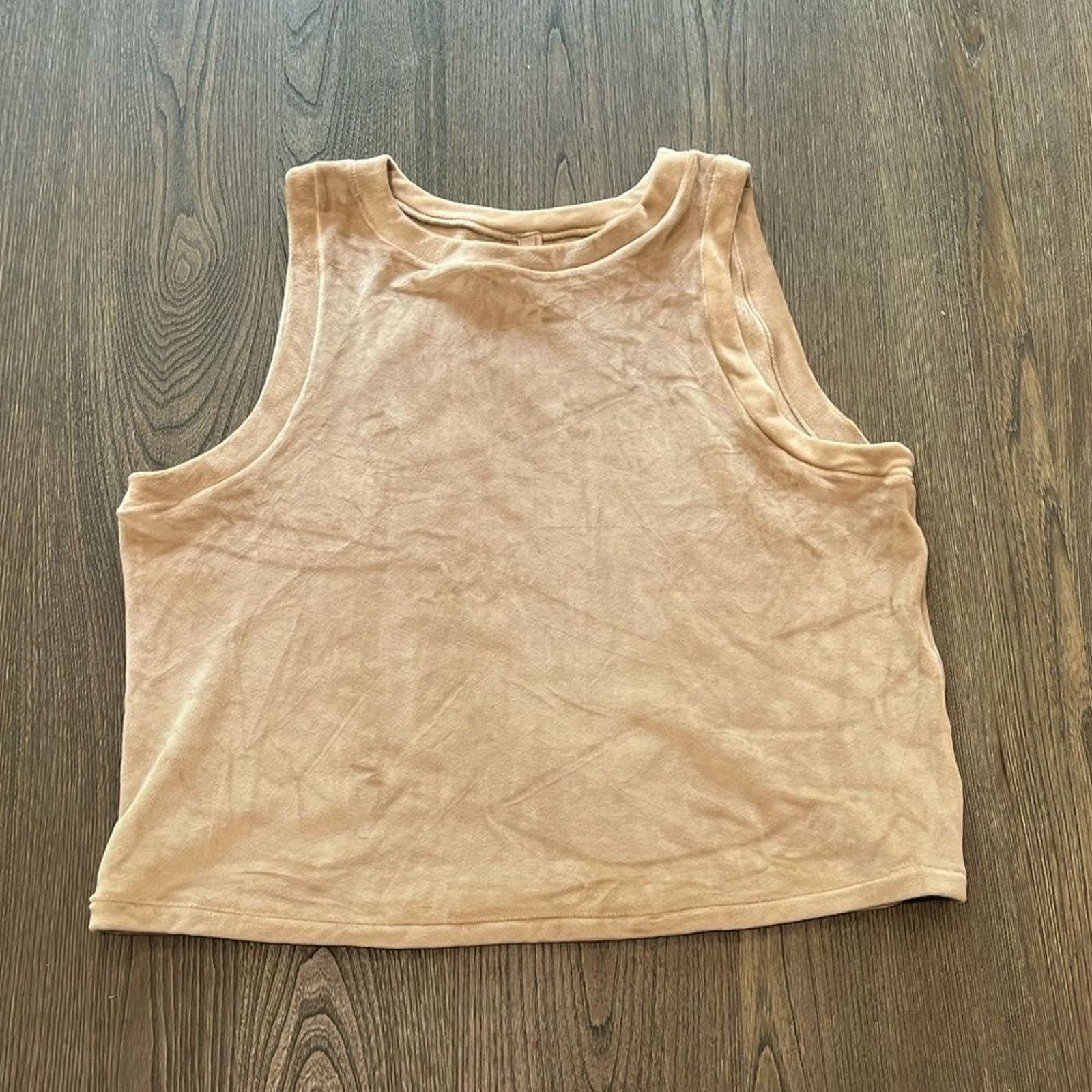 SKIMS NWT Skims Velour Crewneck Tank Honey Size 4X Size 4XL / US 24-26 - 1 Thumbnail