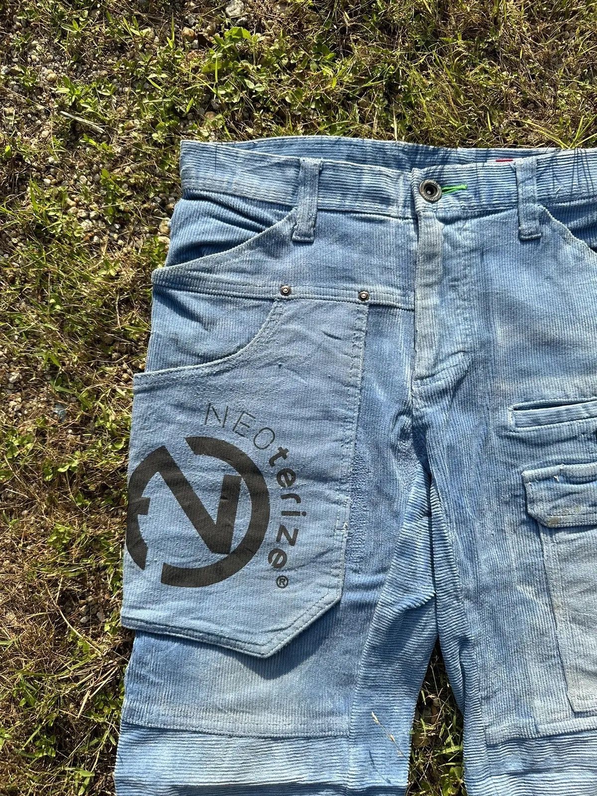 If Six Was Nine CRAZY!🔥🔥 NEOTERIZE Multipocket N.T.R.Z. Corduroy Pants W30 Size US 30 / EU 46 - 3 Thumbnail