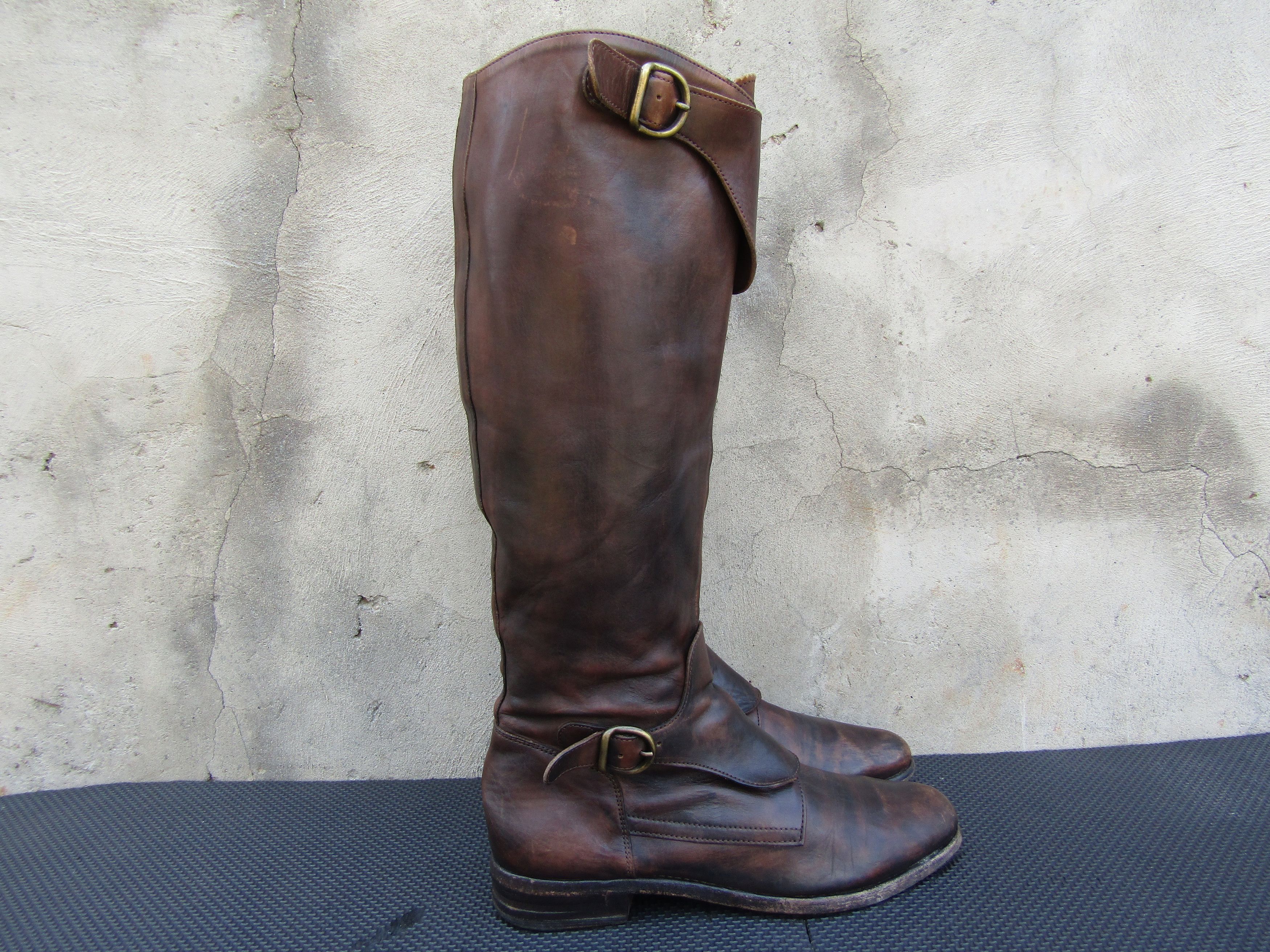 Officine Creative RARE Officine Creative Equestrian Moto Riding Tall Leather Size US 6 / IT 36 - 6 Thumbnail