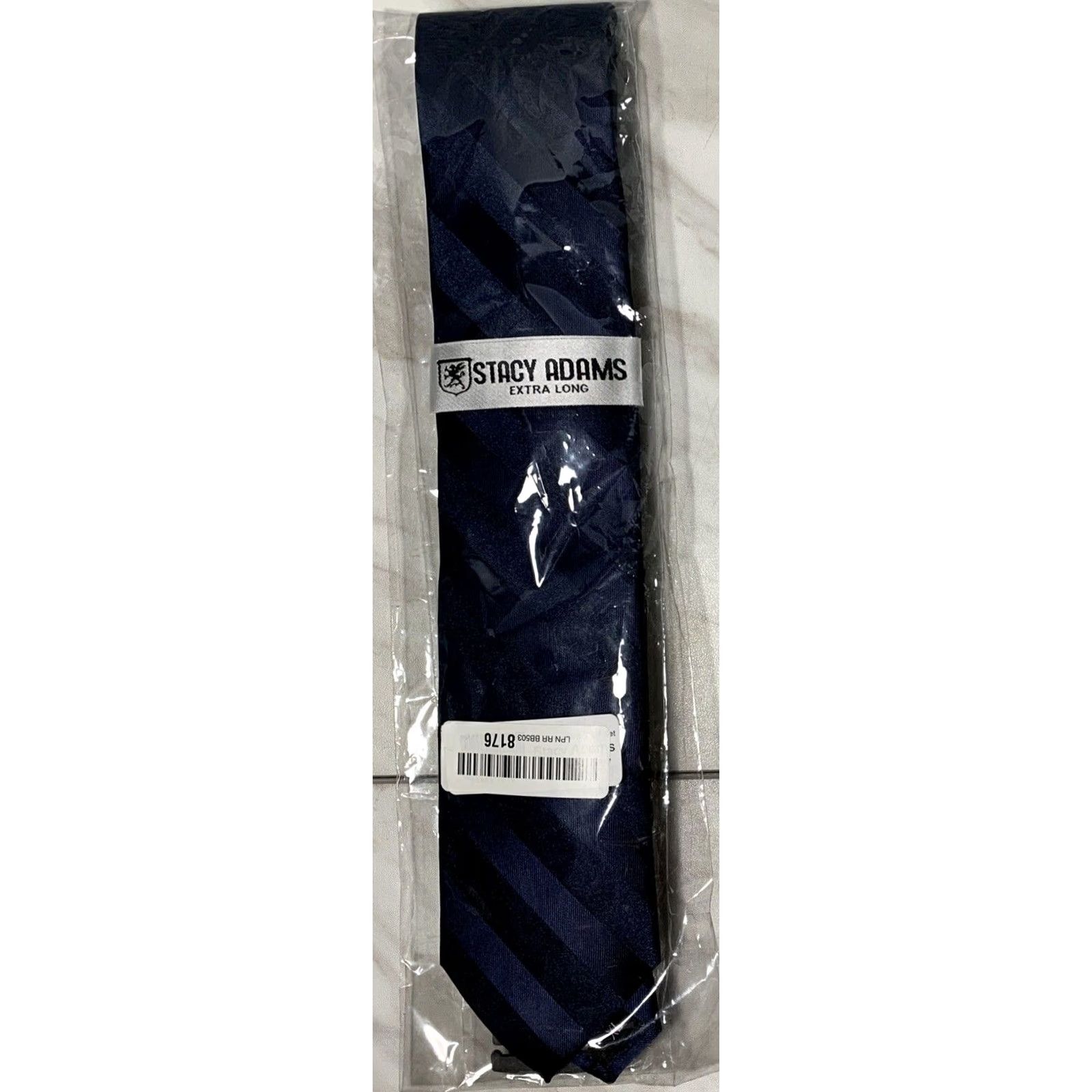 Stacy Adams Stacy Adams Necktie Handkerchief Set 100% Silk 58.5" Long x 3.25" Wide Blue NEW Size ONE SIZE - 2 Thumbnail