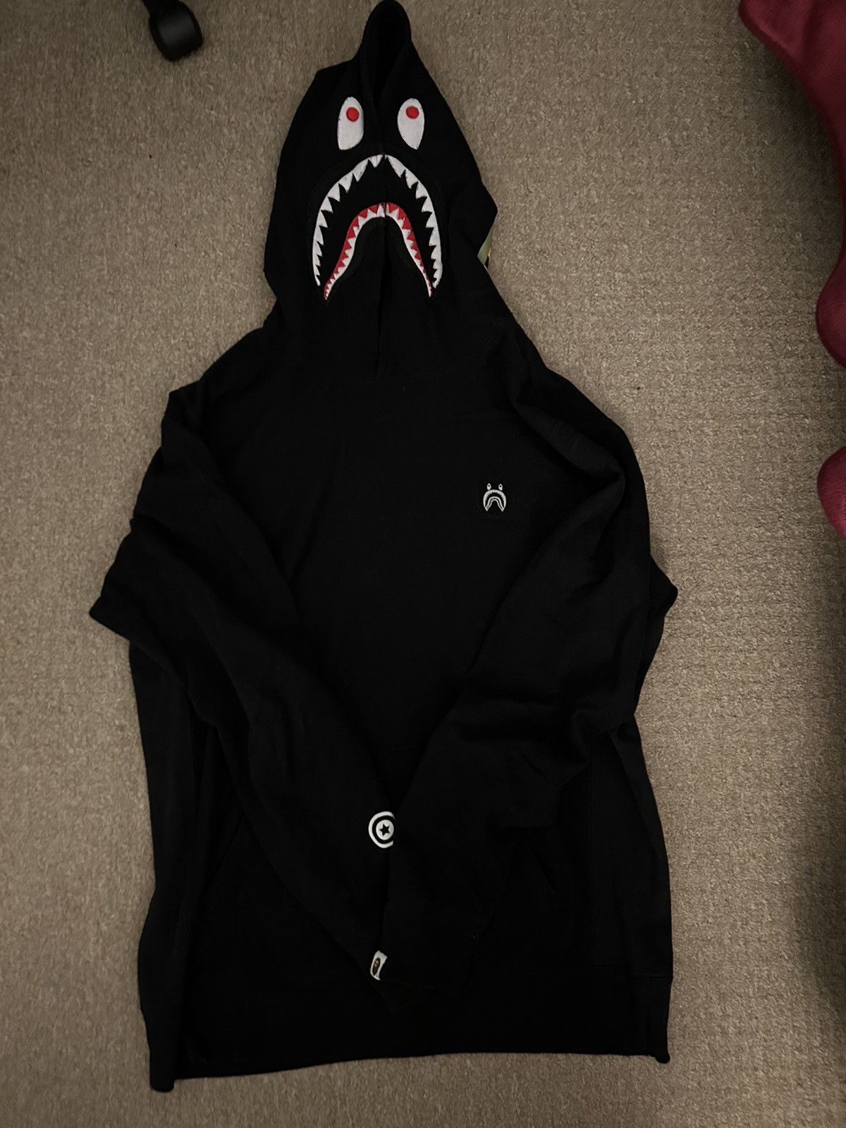 Bape Shark Pullover Hoodie Size US XXL / EU 58 / 5 - 3 Thumbnail