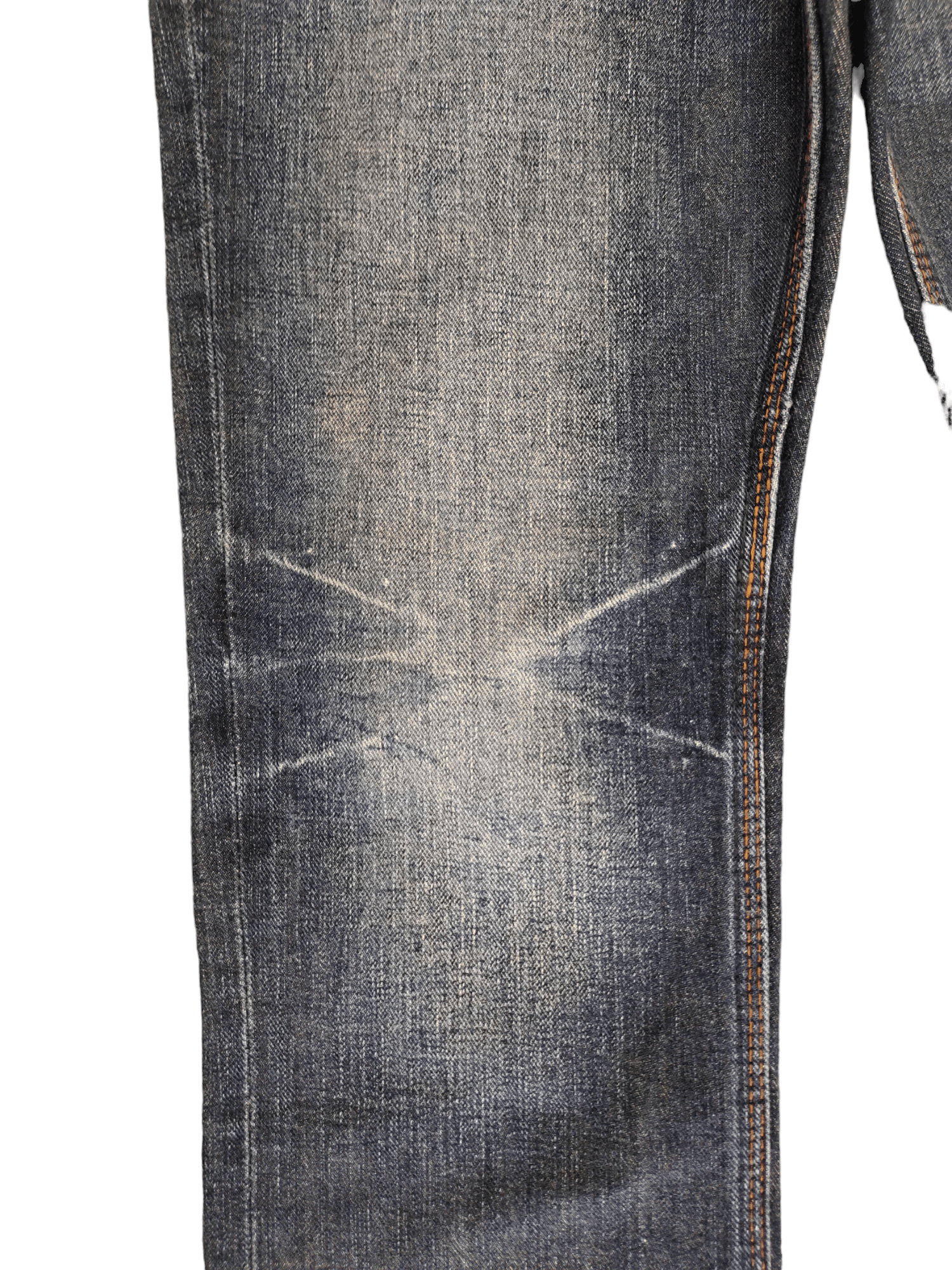 If Six Was Nine Flare Jeans Semantic Design Clawmark Faded Denim Bootcut Y2k Size US 32 / EU 48 - 7 Thumbnail