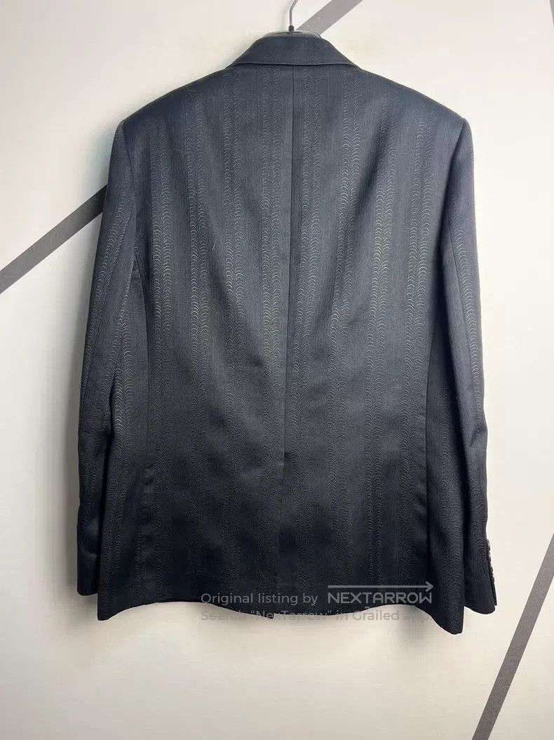 Saint Laurent Paris Saint Laurent Paris Black Enamel Gold Thread Beaded Notche Size US M / EU 48-50 / 2 - 2 Thumbnail