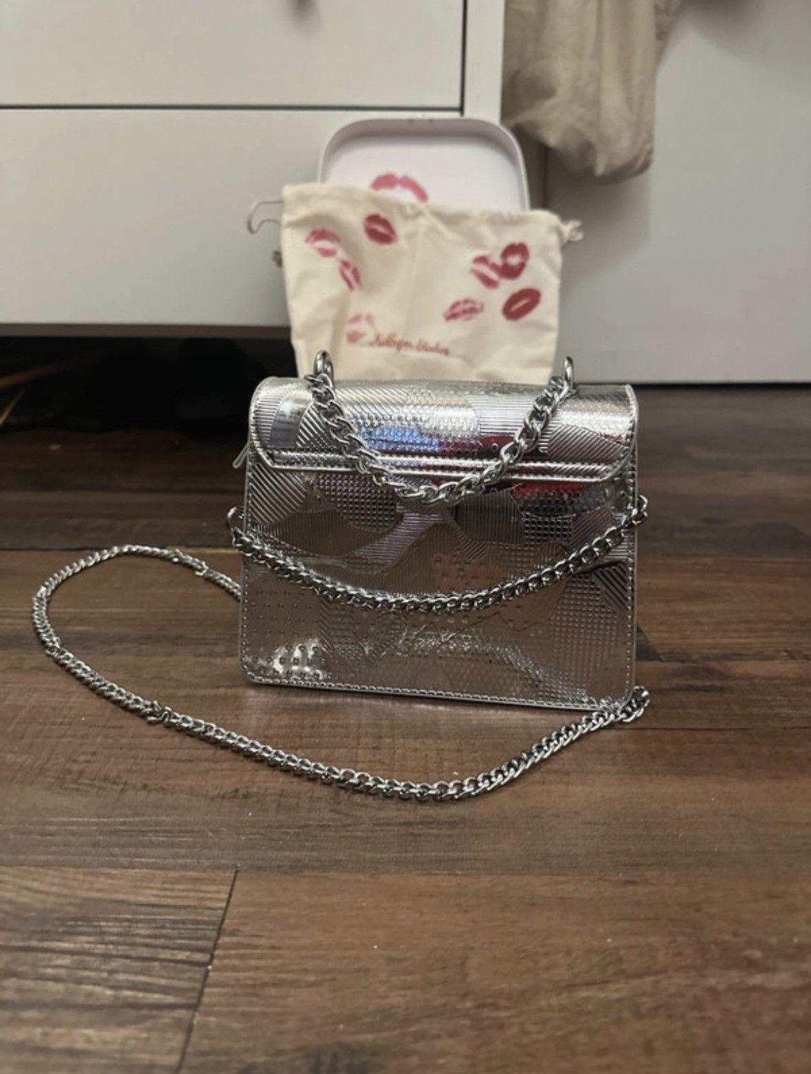 KidSuper Silver kissing bag Size ONE SIZE - 4 Thumbnail
