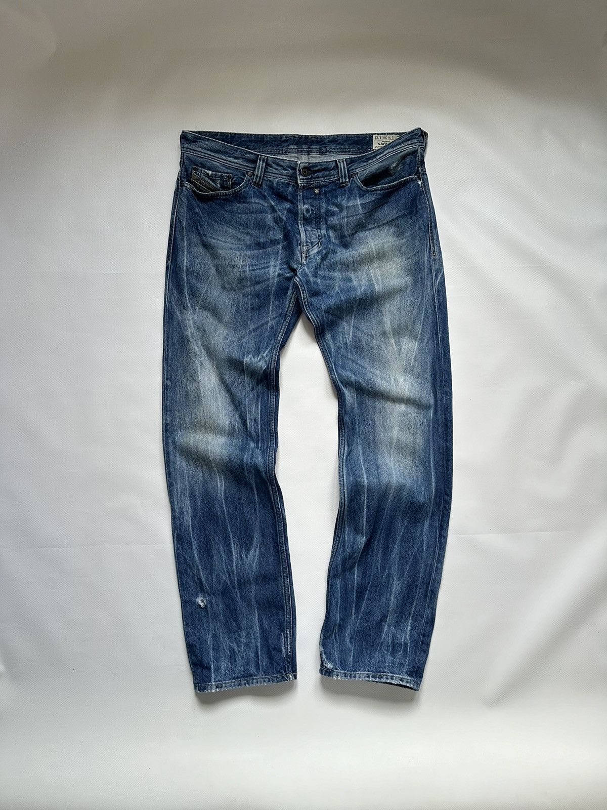 Diesel Y2K Distressed Diesel Jeans Baggy Size US 36 / EU 52 - 1 Thumbnail