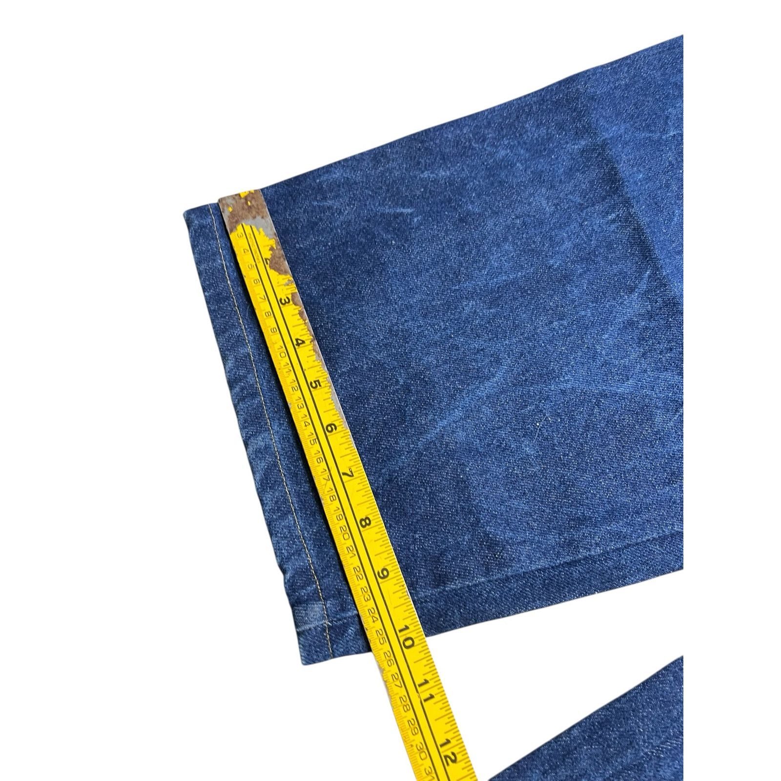 Vintage Vintage 80s Carpenter Workwear Denim Jeans Sz 38 Actua 36x28 Size US 38 / EU 54 - 7 Thumbnail