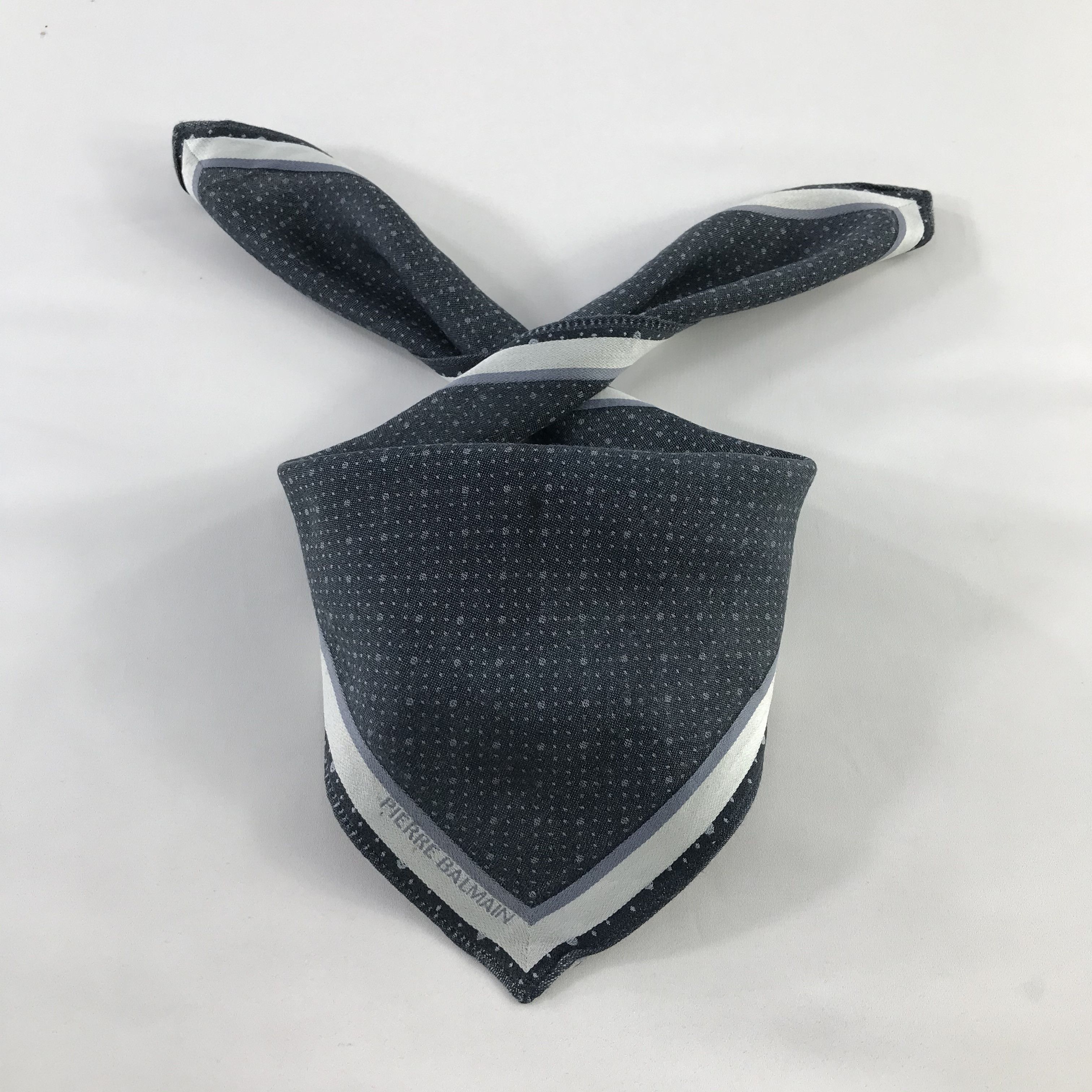 Pierre Balmain × Vintage Pierre Balmain Bandana / Handkerchief / Neckerchief - S389 Size ONE SIZE - 3 Thumbnail