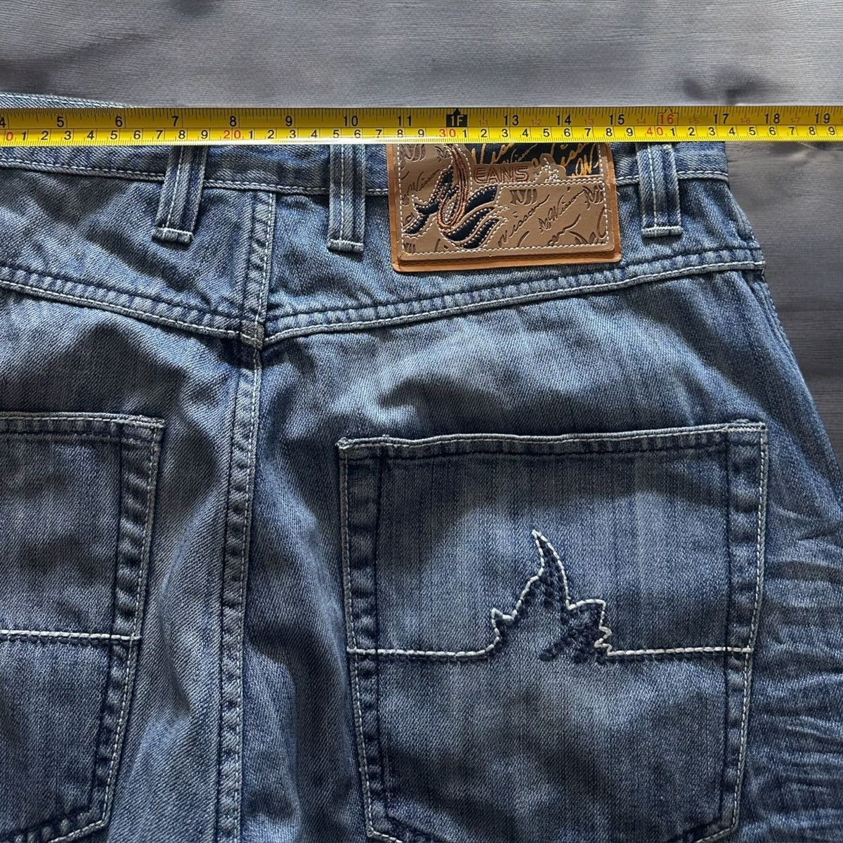 Al Wissam × Vintage Vintage Al Wissam Denim Jeans Men’s 36 Blue Straight Leg Y2K Size US 36 / EU 52 - 6 Thumbnail