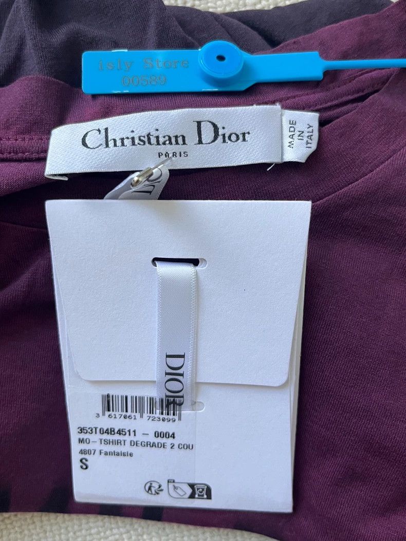 Dior Dior Logo printed sweater round neck short sleeves Size S / US 4 / IT 40 - 5 Thumbnail