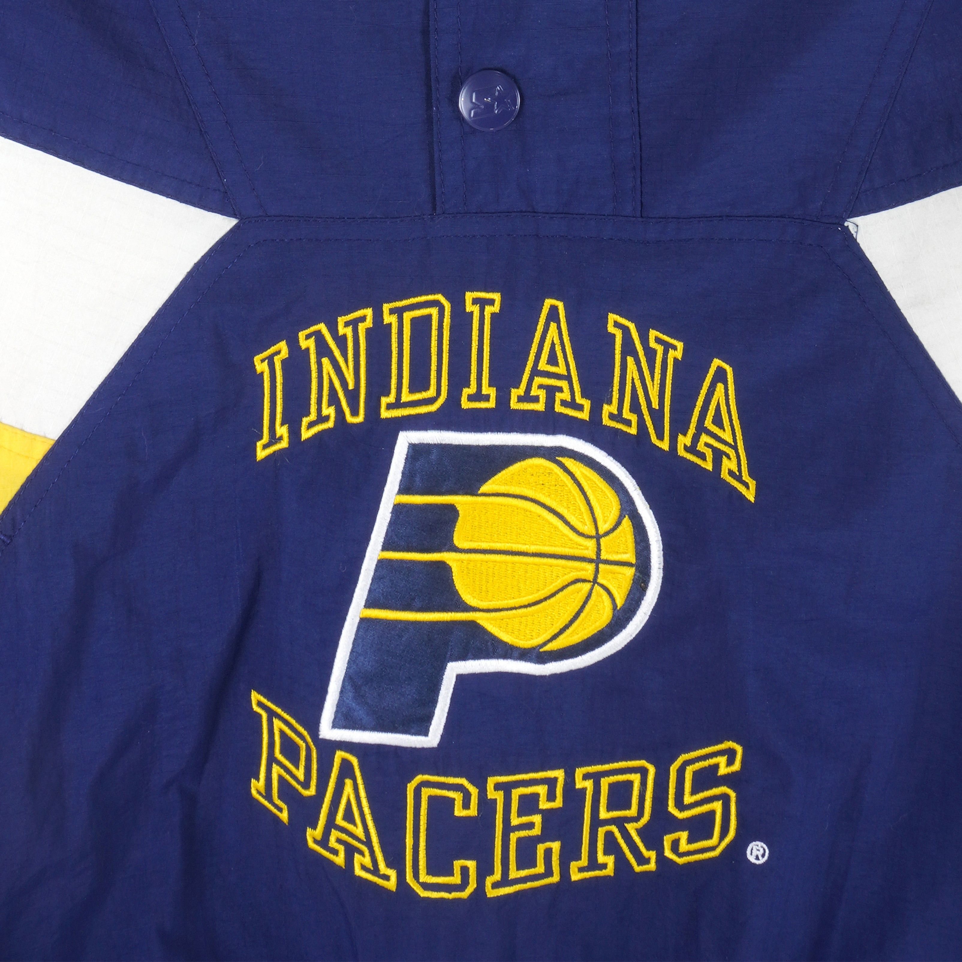 Starter Indiana Pacers Embroidered Pullover Jacket 1990s Size US L / EU 52-54 / 3 - 4 Thumbnail
