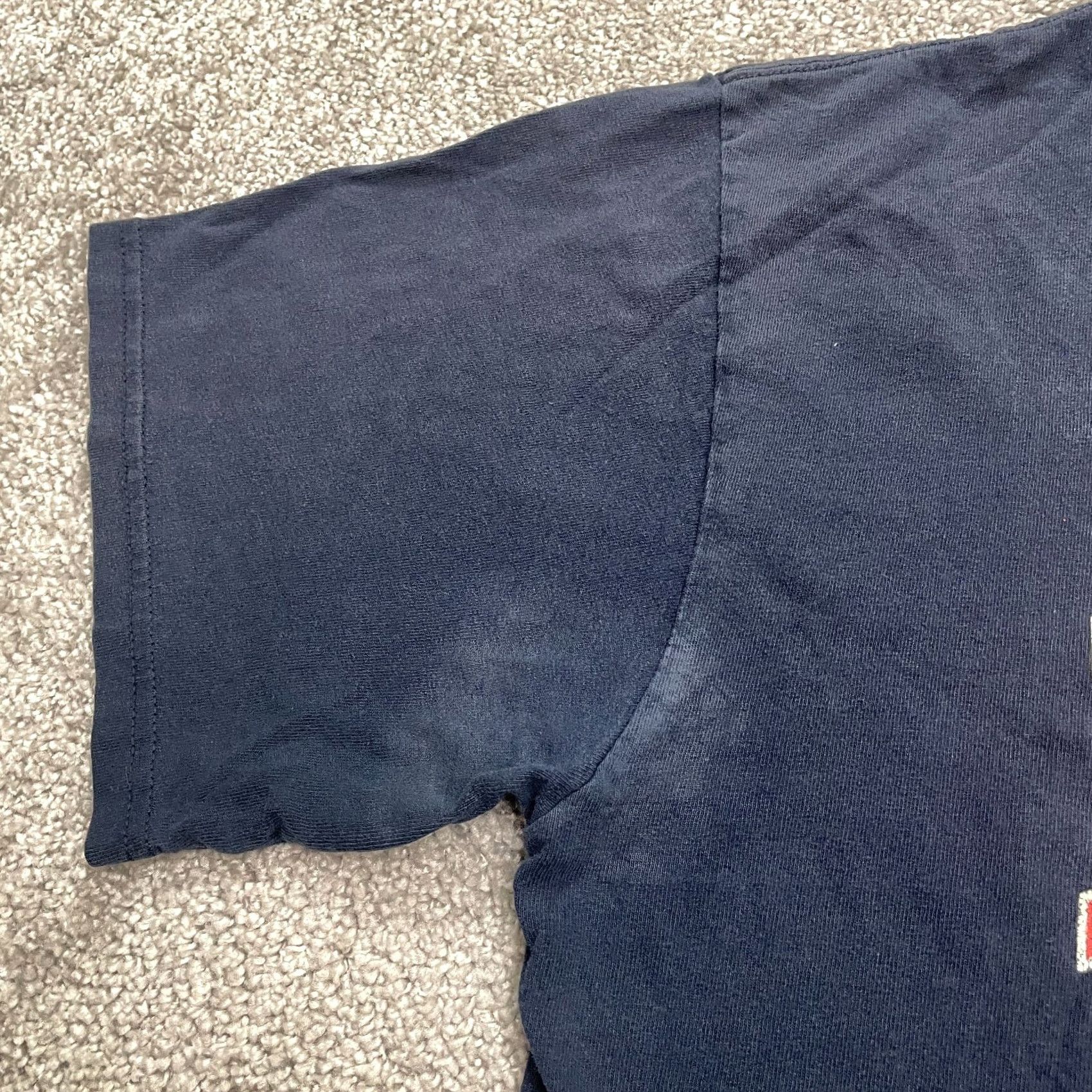 Champion Champion University Of Illinois Graphic T-Shirt Mens Large Navy Blue Crew Tee Size US L / EU 52-54 / 3 - 4 Thumbnail