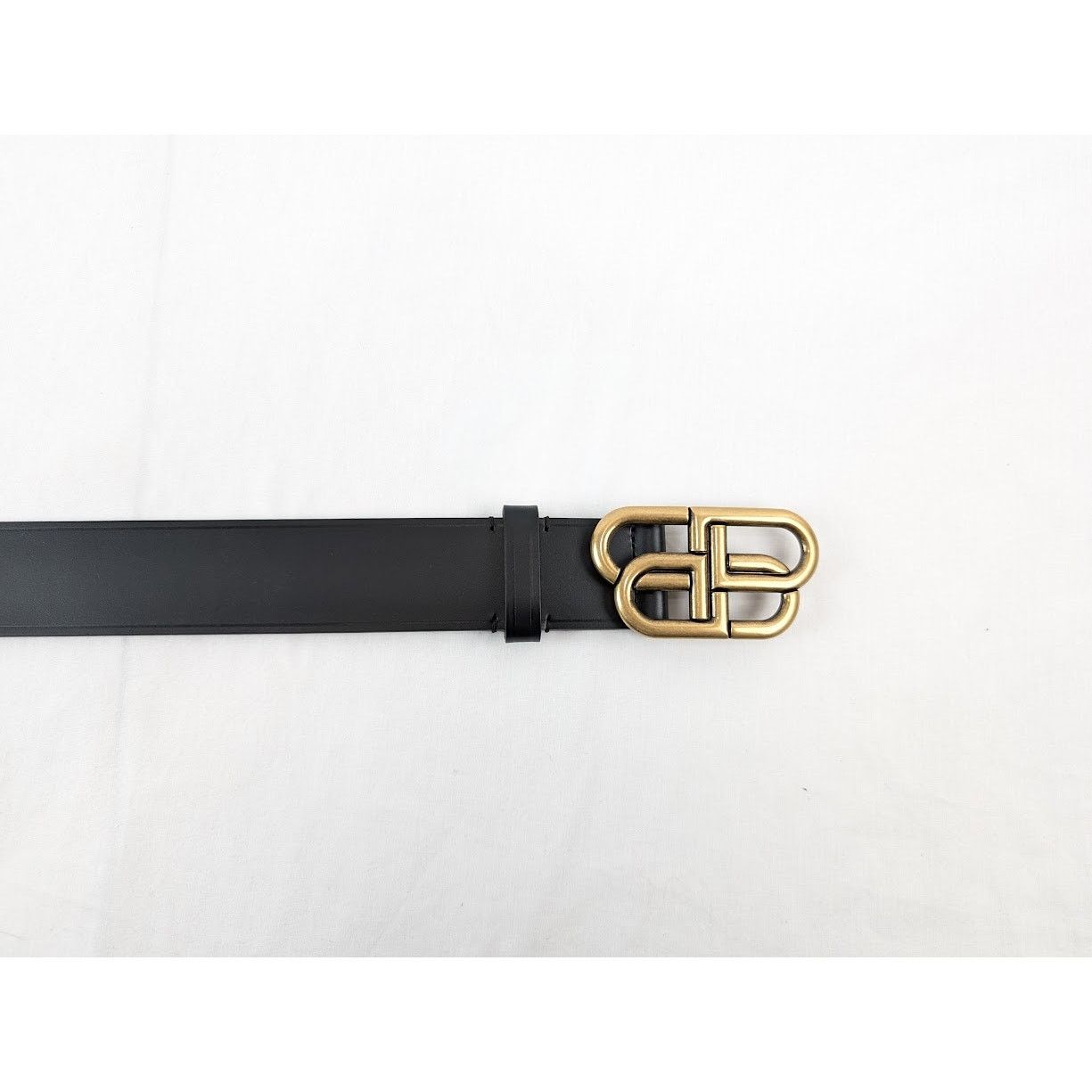 Balenciaga o1rshd1 Size: 85 / BB Extra Large Belt in Black Size 32 - 6 Thumbnail