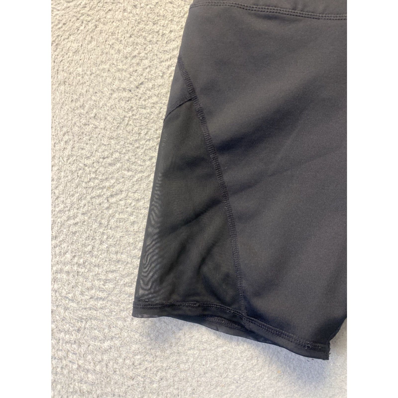 Vintage Zella Biker Cycling Shorts Contender High Rise M Medium Black /120-15 Size 32" / US 10 / IT 46 - 2 Thumbnail