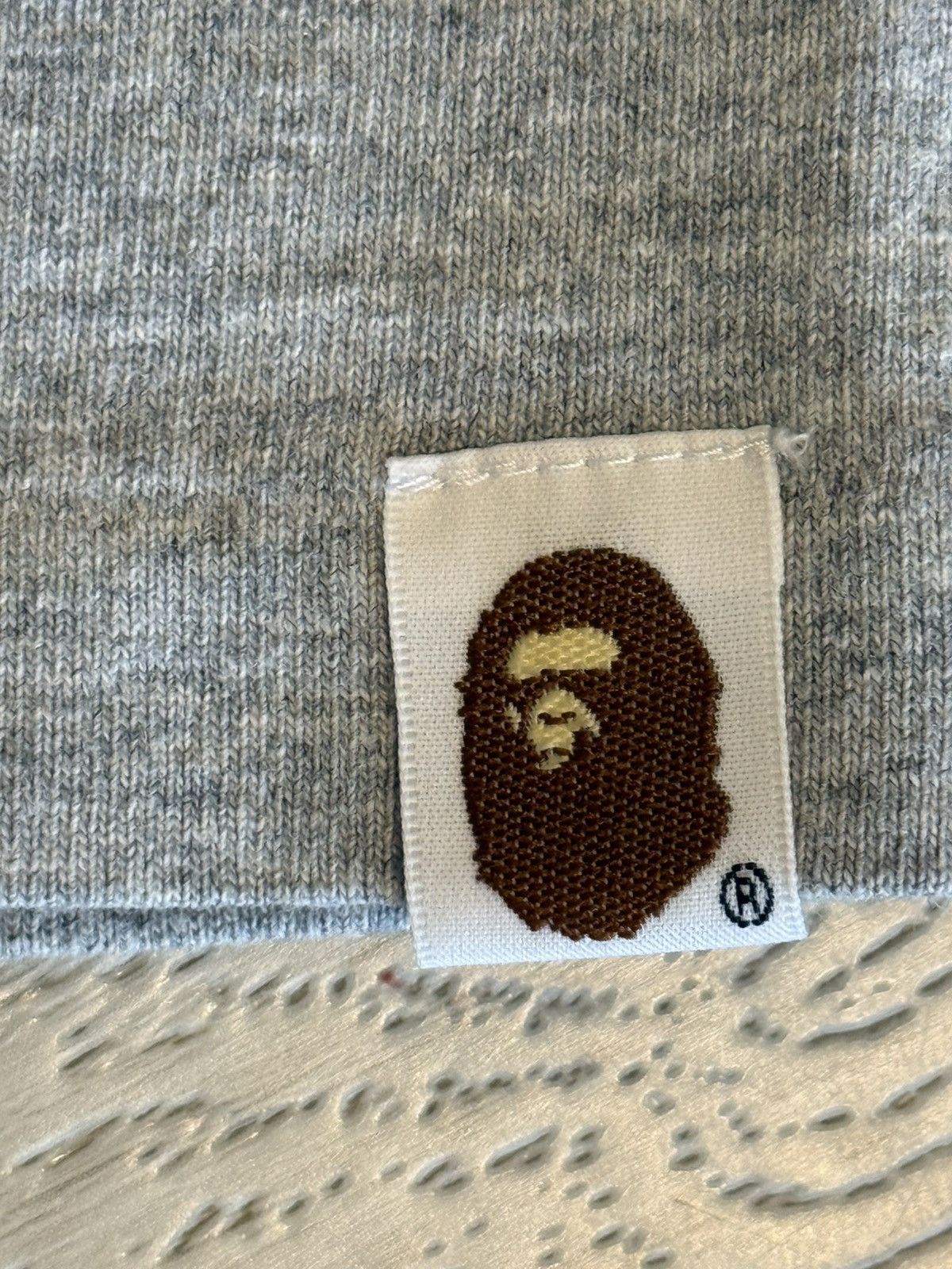 Bape A Bathing Ape (BAPE) Red Camo Shark Tee - Grey (Size L) Size US L / EU 52-54 / 3 - 3 Thumbnail