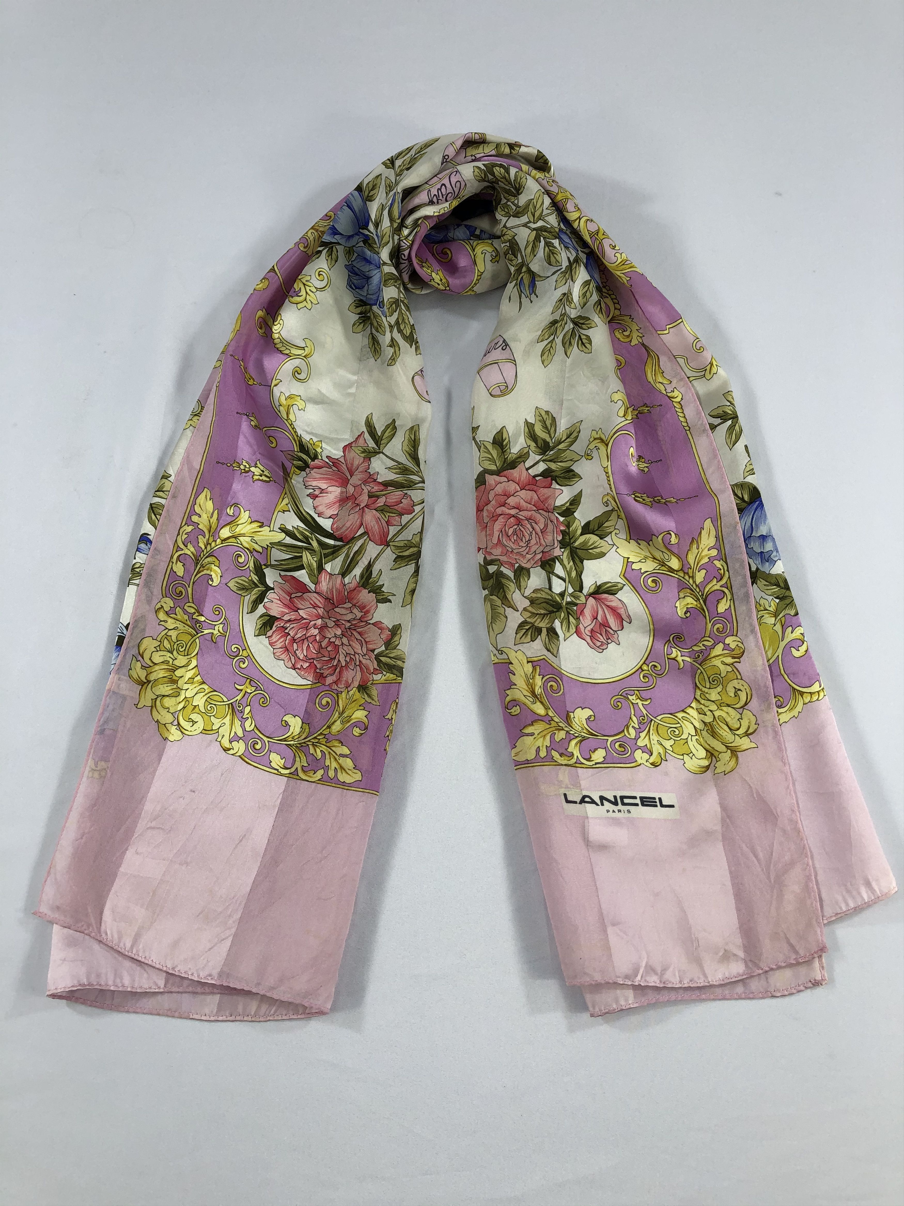 Lancel Vintage Lancel Silk Scarf Size ONE SIZE - 1 Thumbnail