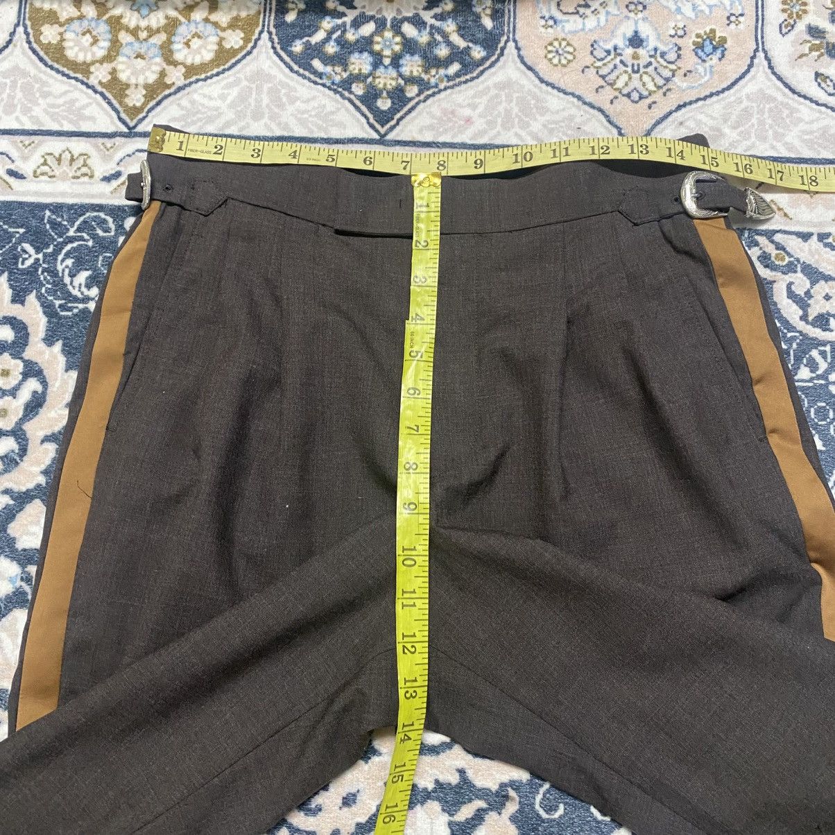 TOGA VIRILIS SS2020 TOGA VIRILIS Wool Ghurka Pants Side Stripe Size US 30 / EU 46 - 23 Thumbnail