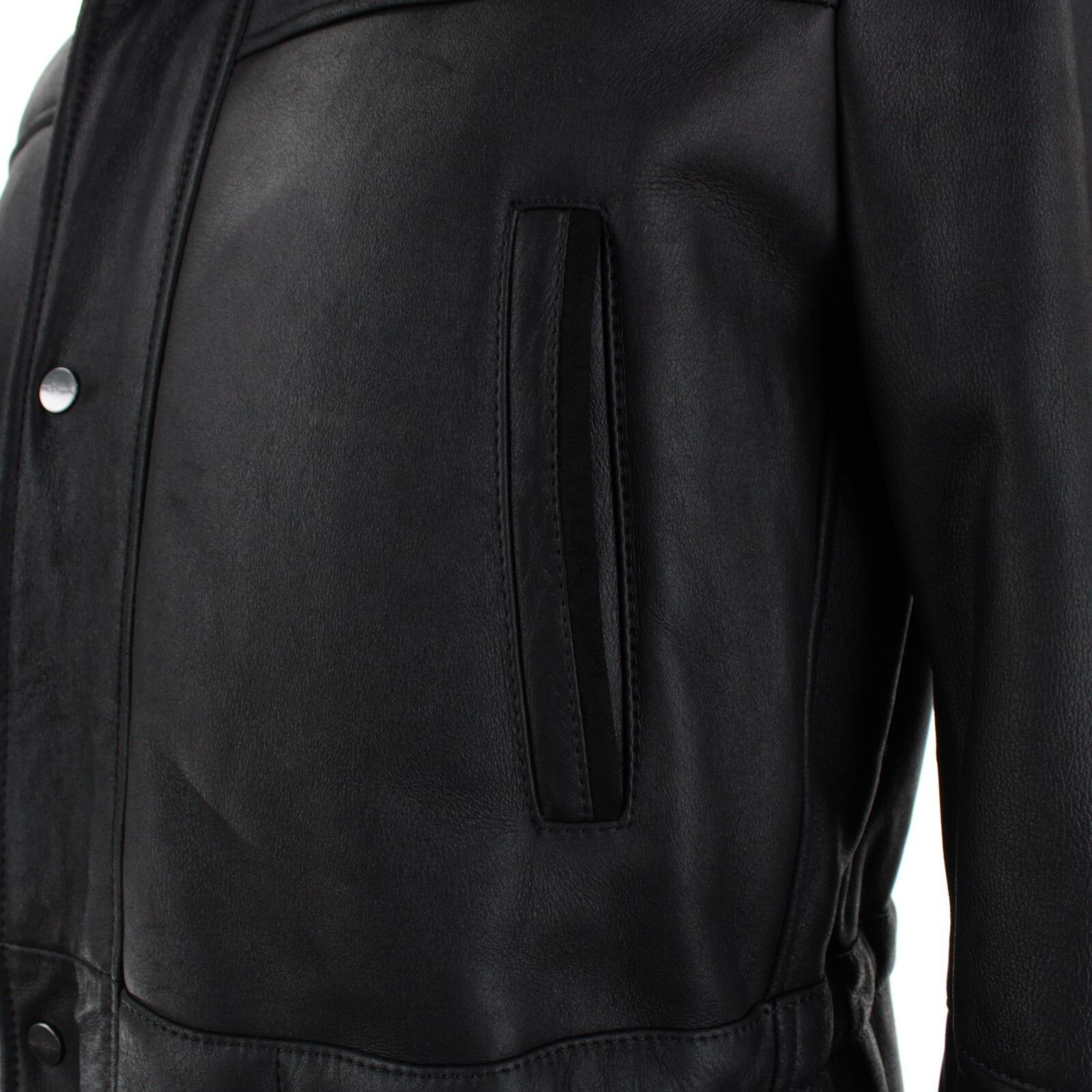 Kiton Kiton Jacket Size M US In Black Leather Size US M / EU 48-50 / 2 - 8 Thumbnail