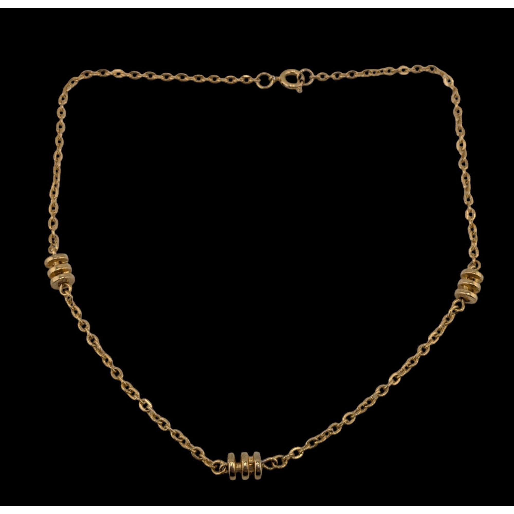Other Modern Gold-Tone Chain Necklace With Decorative Beads Size ONE SIZE - 1 Thumbnail