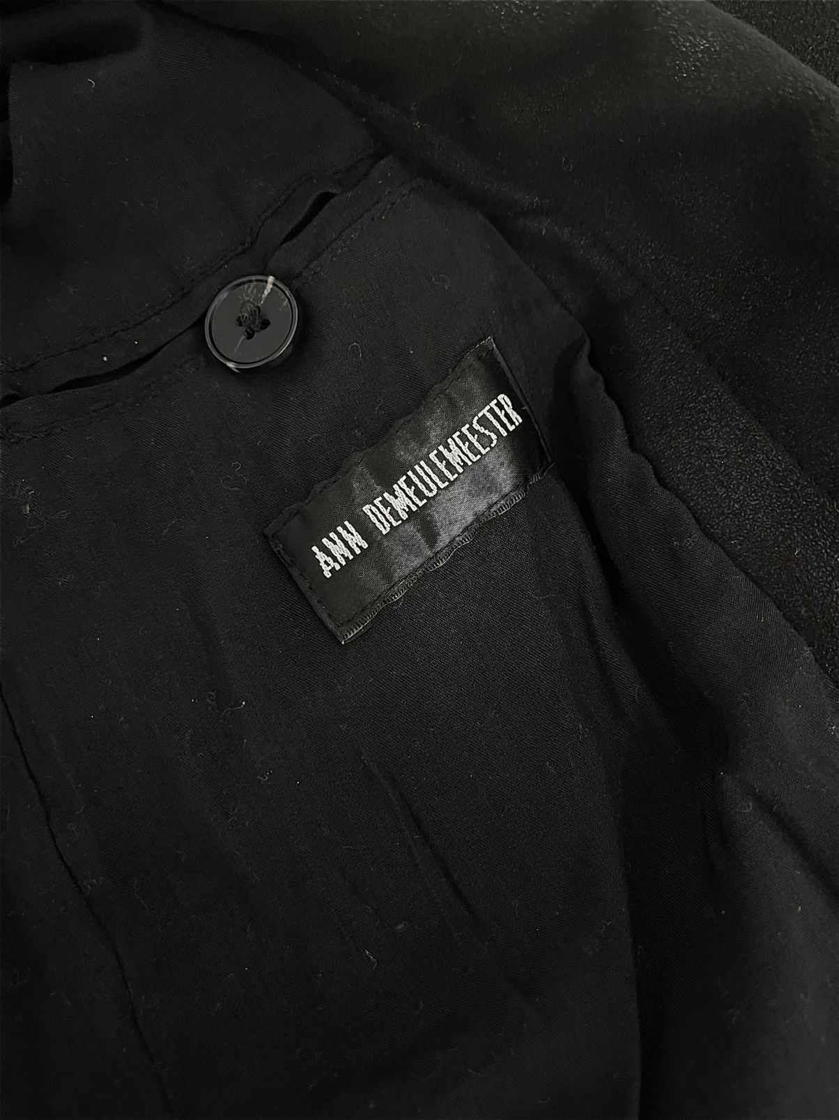 Ann Demeulemeester Ann Demeulemeester 2011 Waxed Napoleon Jacket Size US M / EU 48-50 / 2 - 5 Thumbnail