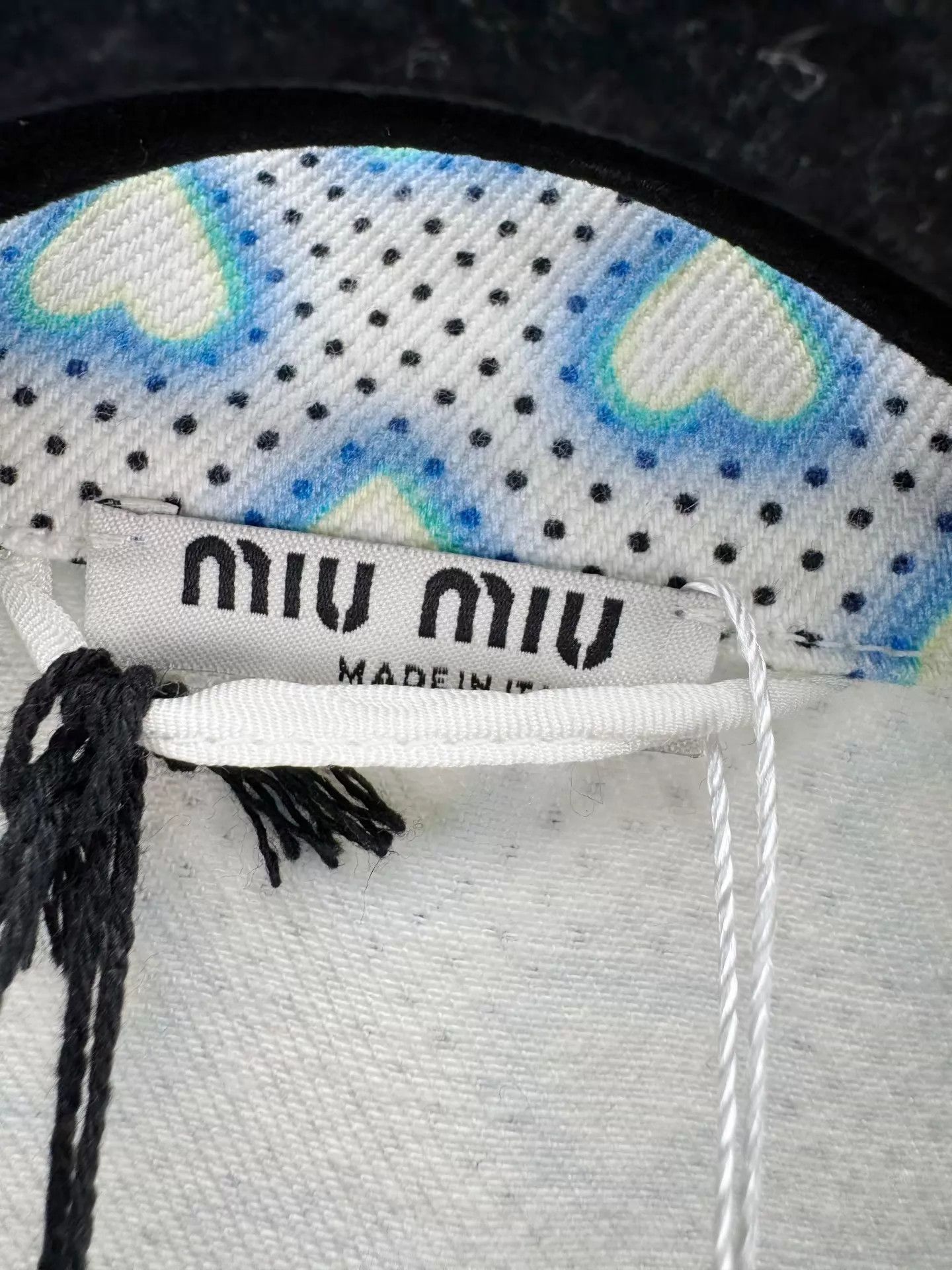 Miu Miu MIU MIU Women's Polka Dot Denim Jacket 38 With Tags Size XS / US 0-2 / IT 36-38 - 3 Thumbnail