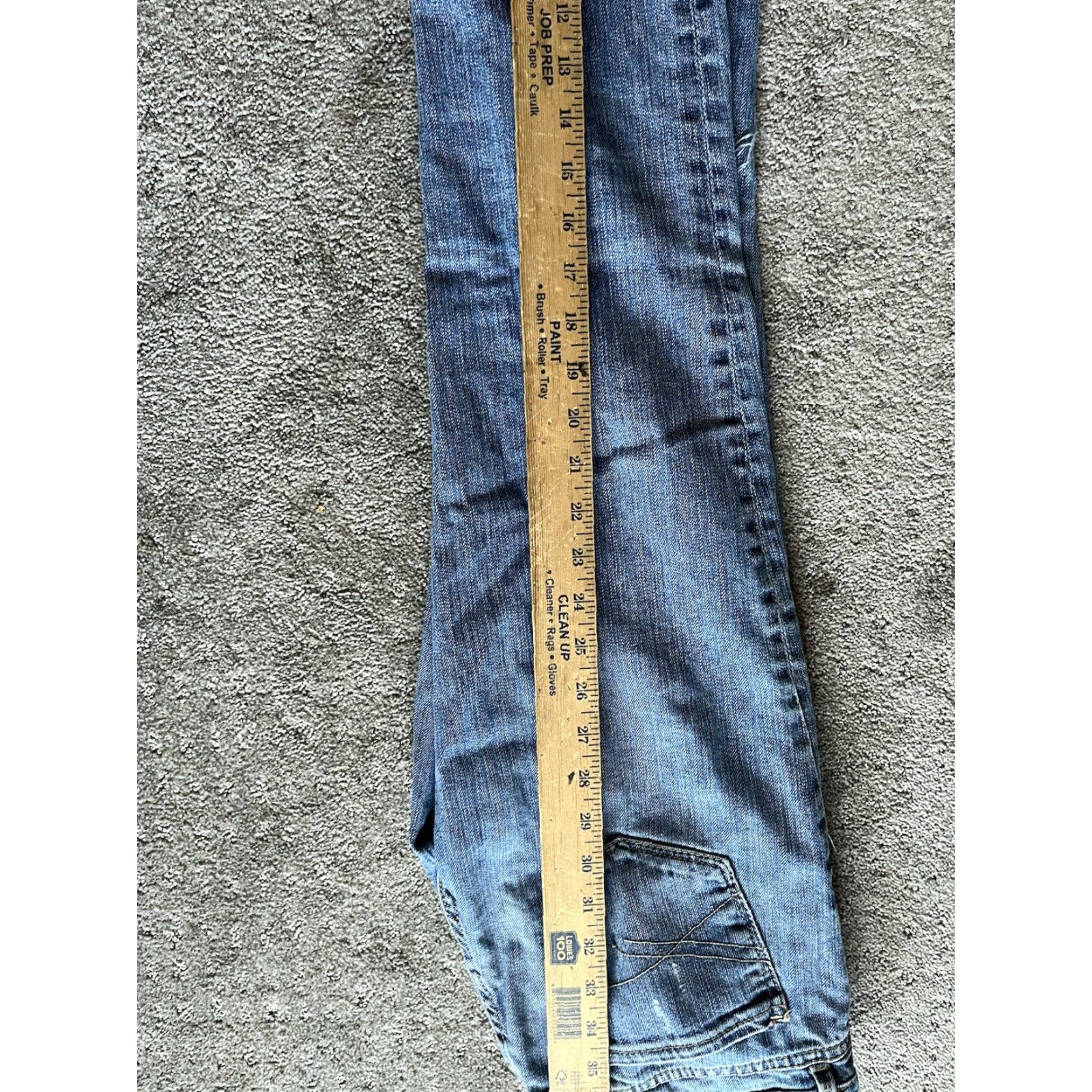 Vintage Aéropostale Jeans Women 5/6 Blue Skinny Low Rise 30.5in Medium Wash Denim Womens Size 27" / US 4 / IT 40 - 7 Thumbnail