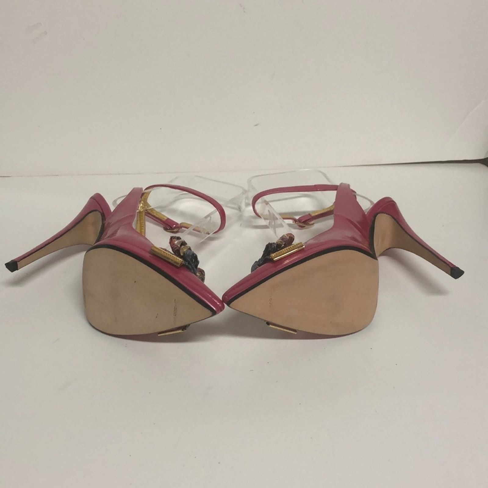 & Other Stories Francesco Sacco Made in Italy Pink Heel wPythonBow Size US 7 / IT 37 - 5 Thumbnail