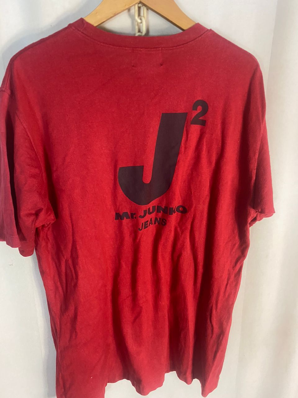 Mr. Junko Vintage mr junko jeans spellout backhit tshirt Size US L / EU 52-54 / 3 - 9 Thumbnail