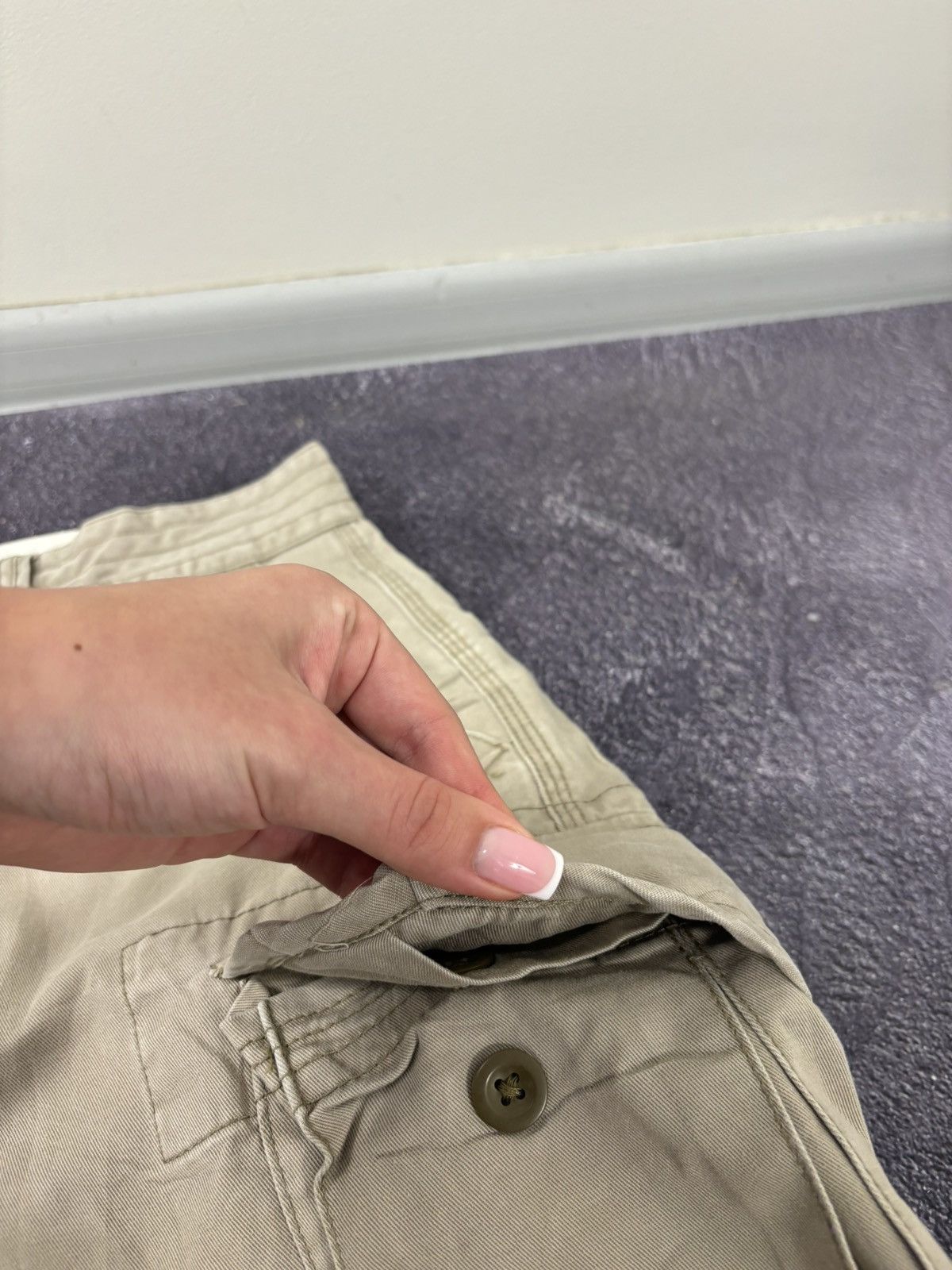 Polo Ralph Lauren Vintage Polo Ralph Lauren Y2K Military Utility Cargo Shorts Size US 33 - 7 Thumbnail