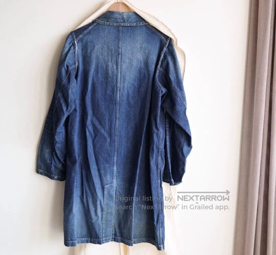 Visvim Blue Denim Longline Coat - Size M. Size US M / EU 48-50 / 2 - 2 Thumbnail